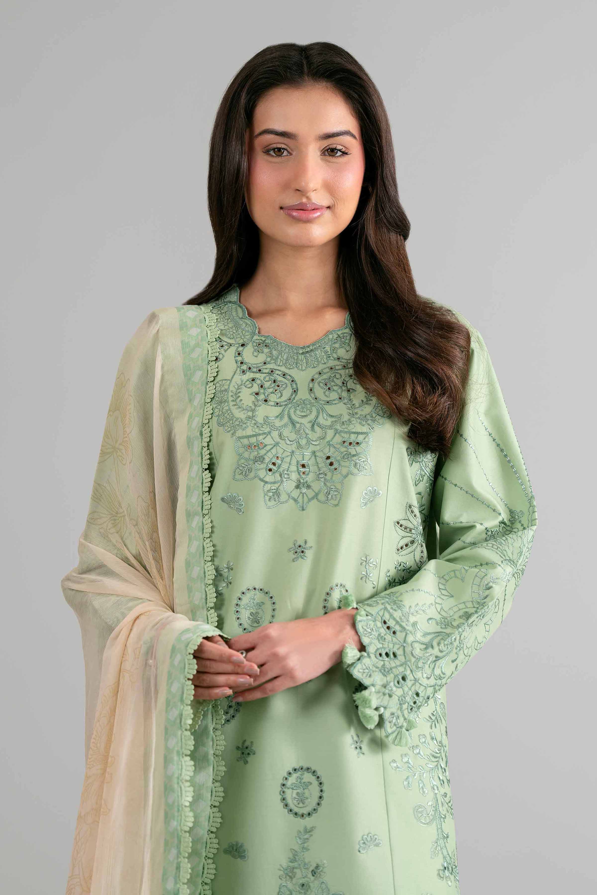 3 Piece - Digital Printed Embroidered Suit - 42601700 for Women - Unstitched Collection | Nishat | Shop Online