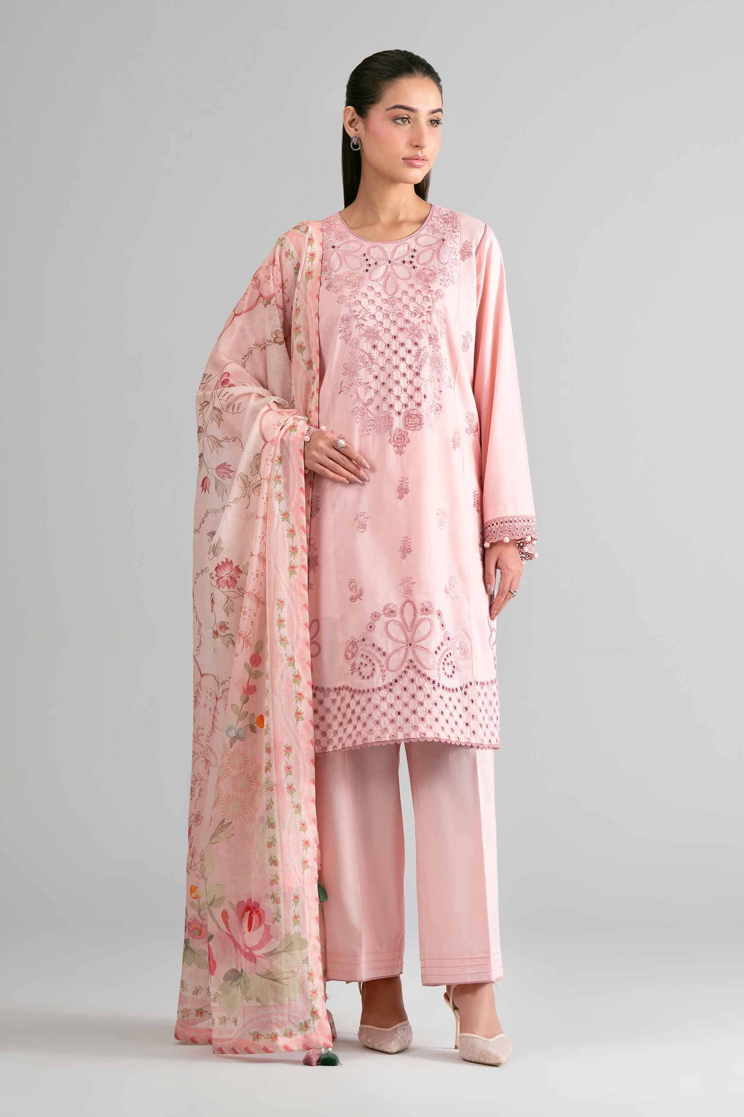 3 Piece - Digital Printed Embroidered Suit - 42601704 for Women - Unstitched Collection | Nishat | Shop Online