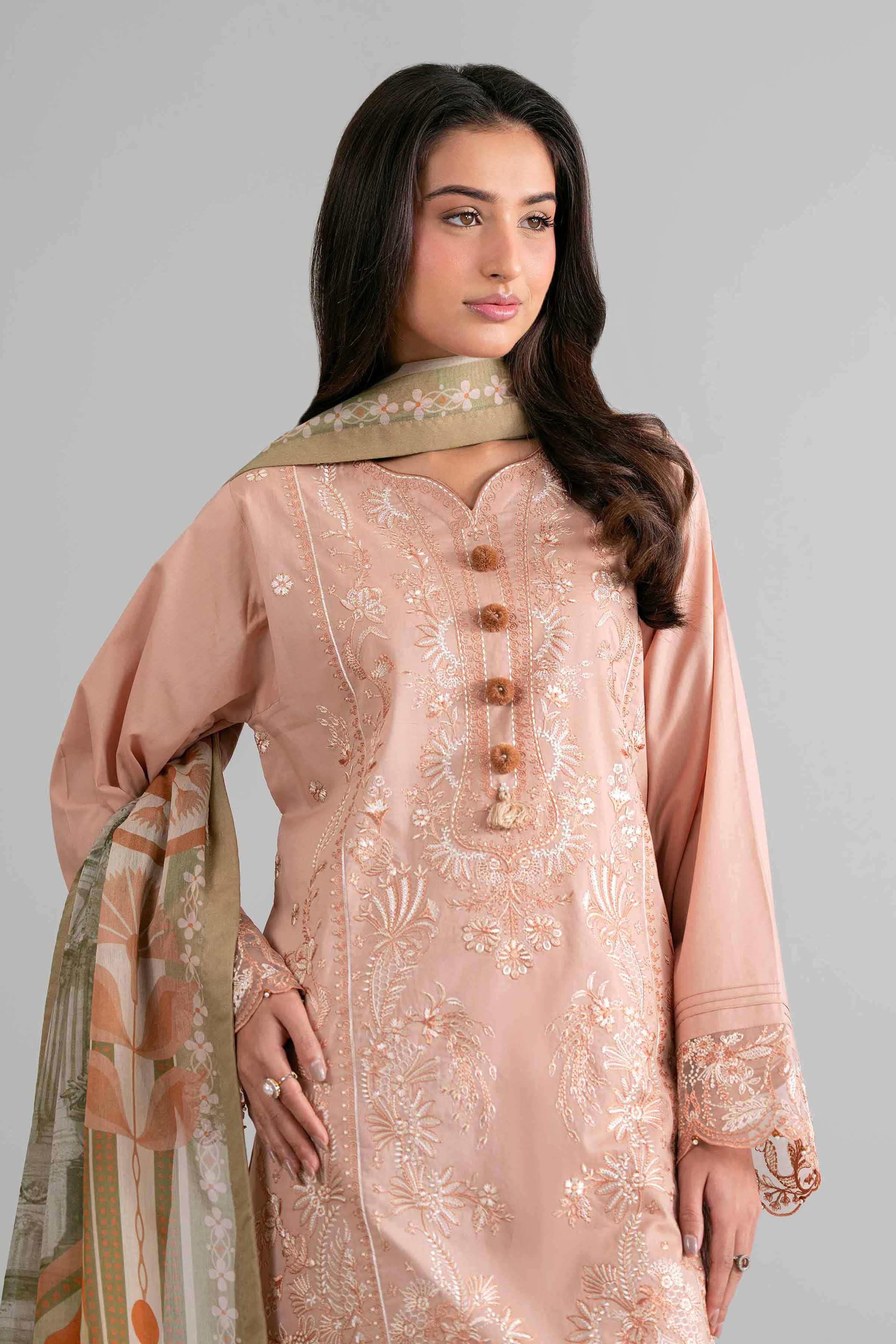 3 Piece - Digital Printed Embroidered Suit - 42601705 for Women - Unstitched Collection | Nishat | Shop Online