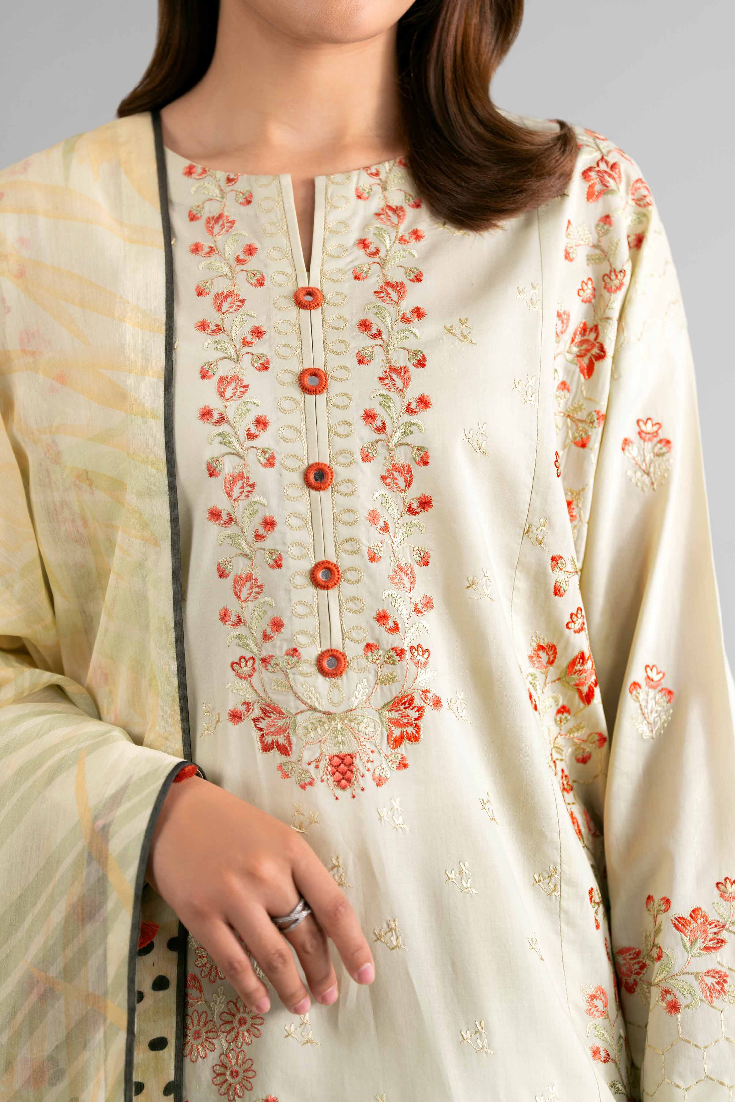 3 Piece - Digital Printed Embroidered Suit - 42601708 for Women - Unstitched Collection | Nishat | Shop Online