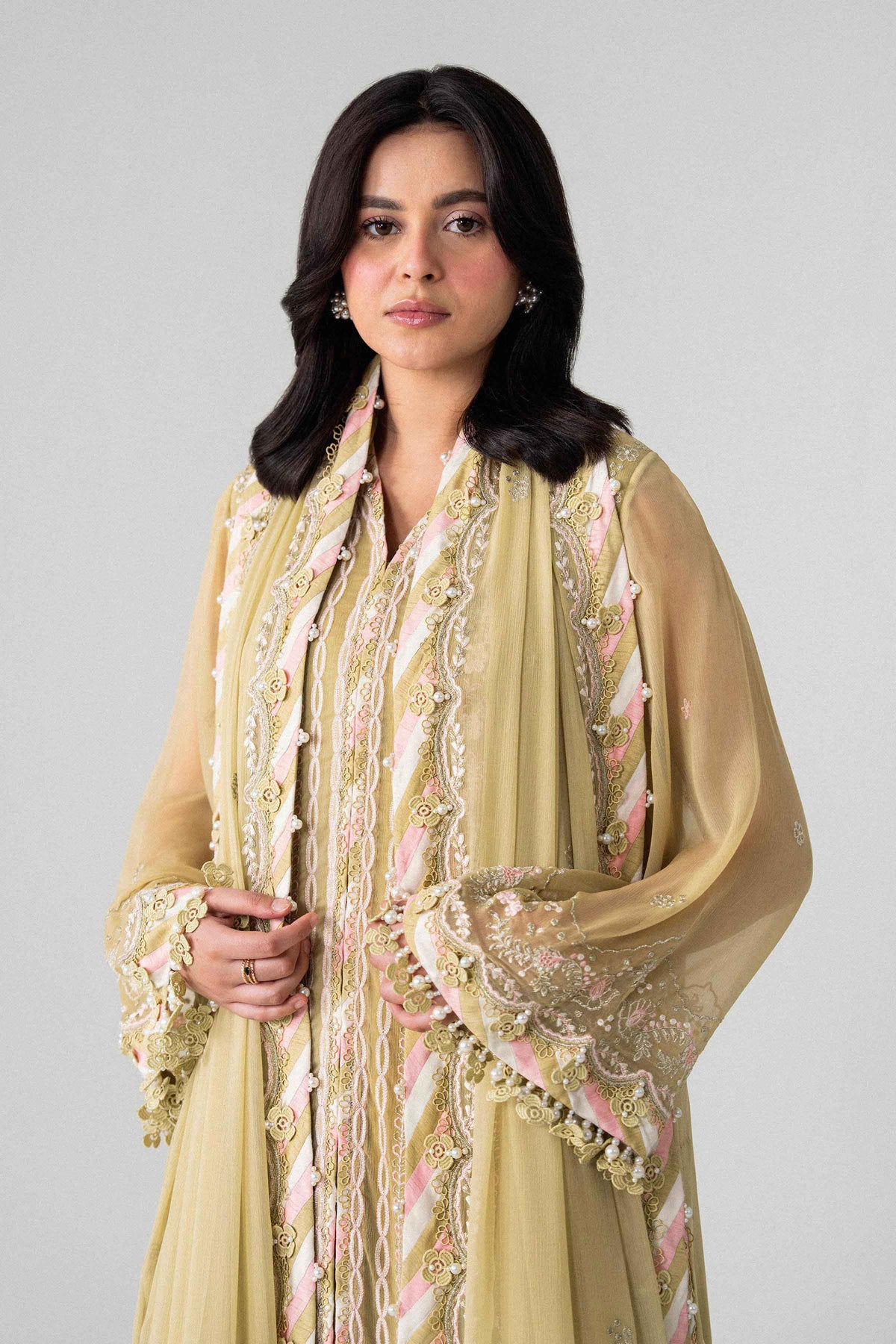 3 Piece - Embroidered Suit - 42601714