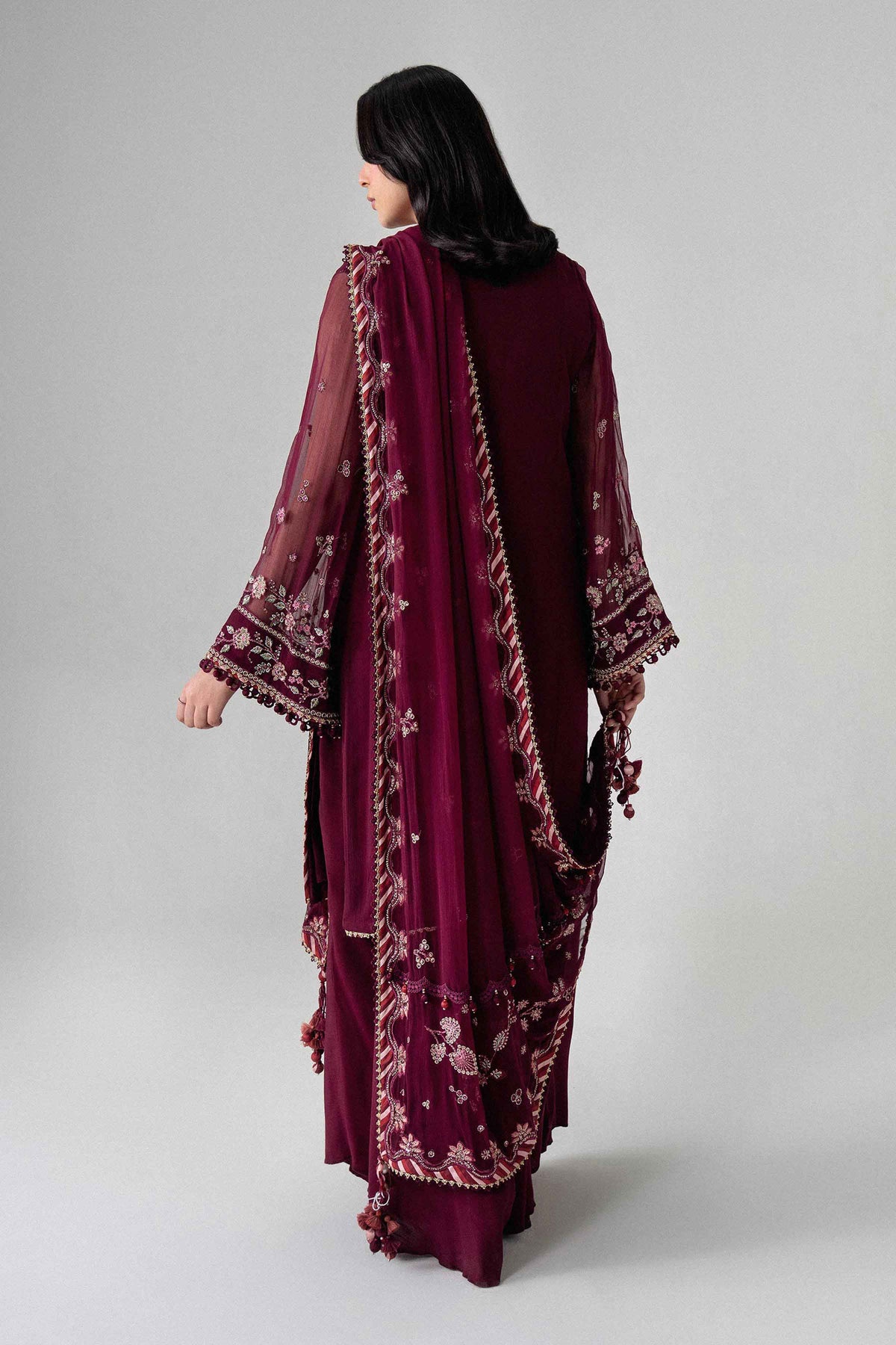 3 Piece - Embroidered Suit - 42601715