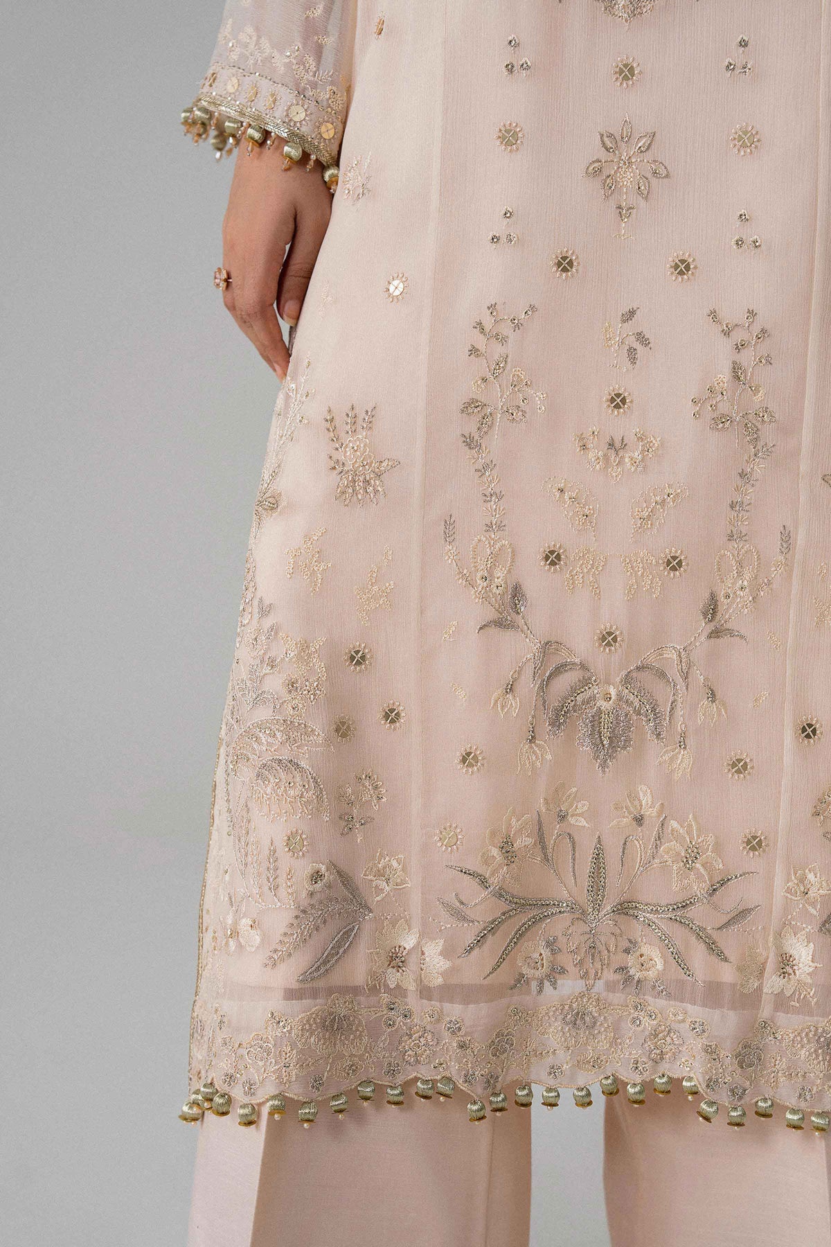 3 Piece - Embroidered Suit - 42601716