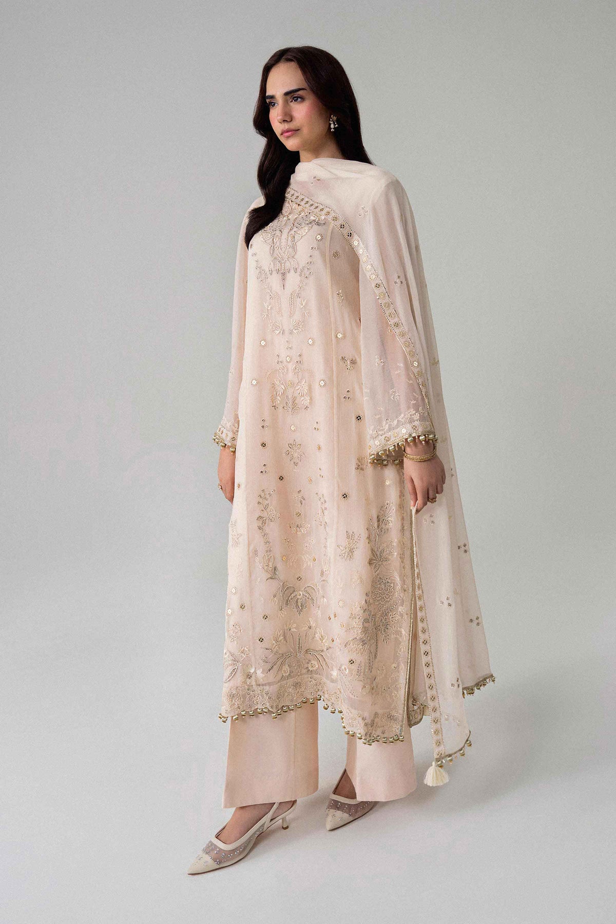 3 Piece - Embroidered Suit - 42601716