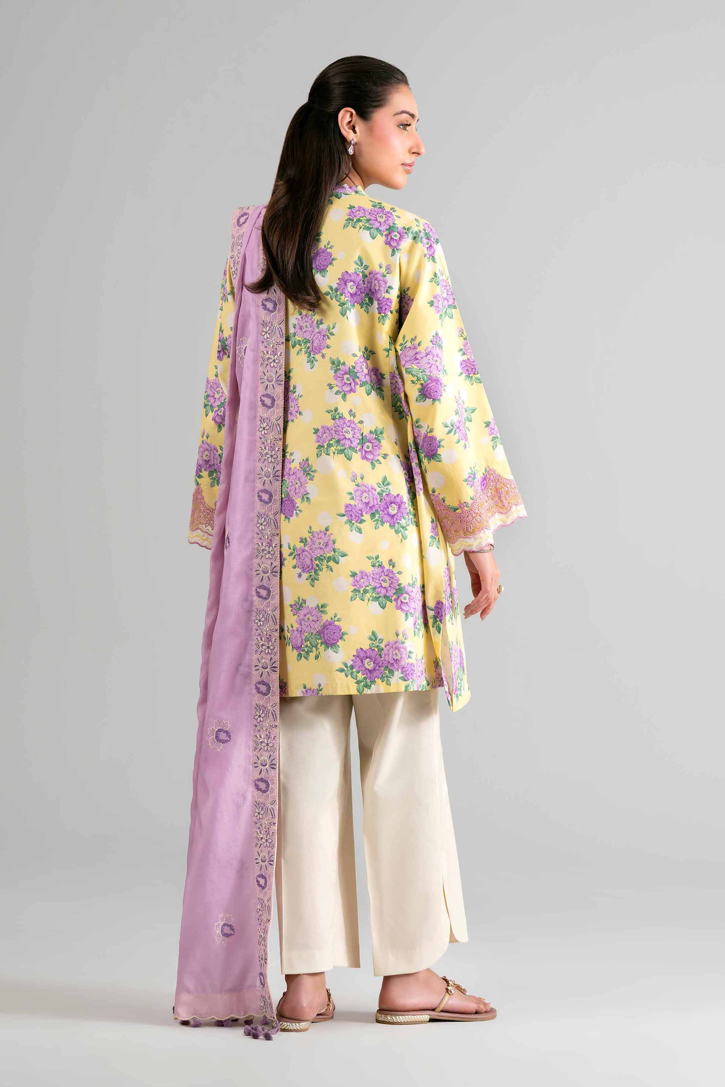 3 Piece - Printed Embroidered Suit - 42601720 for Women - Unstitched Collection | Nishat | Shop Online