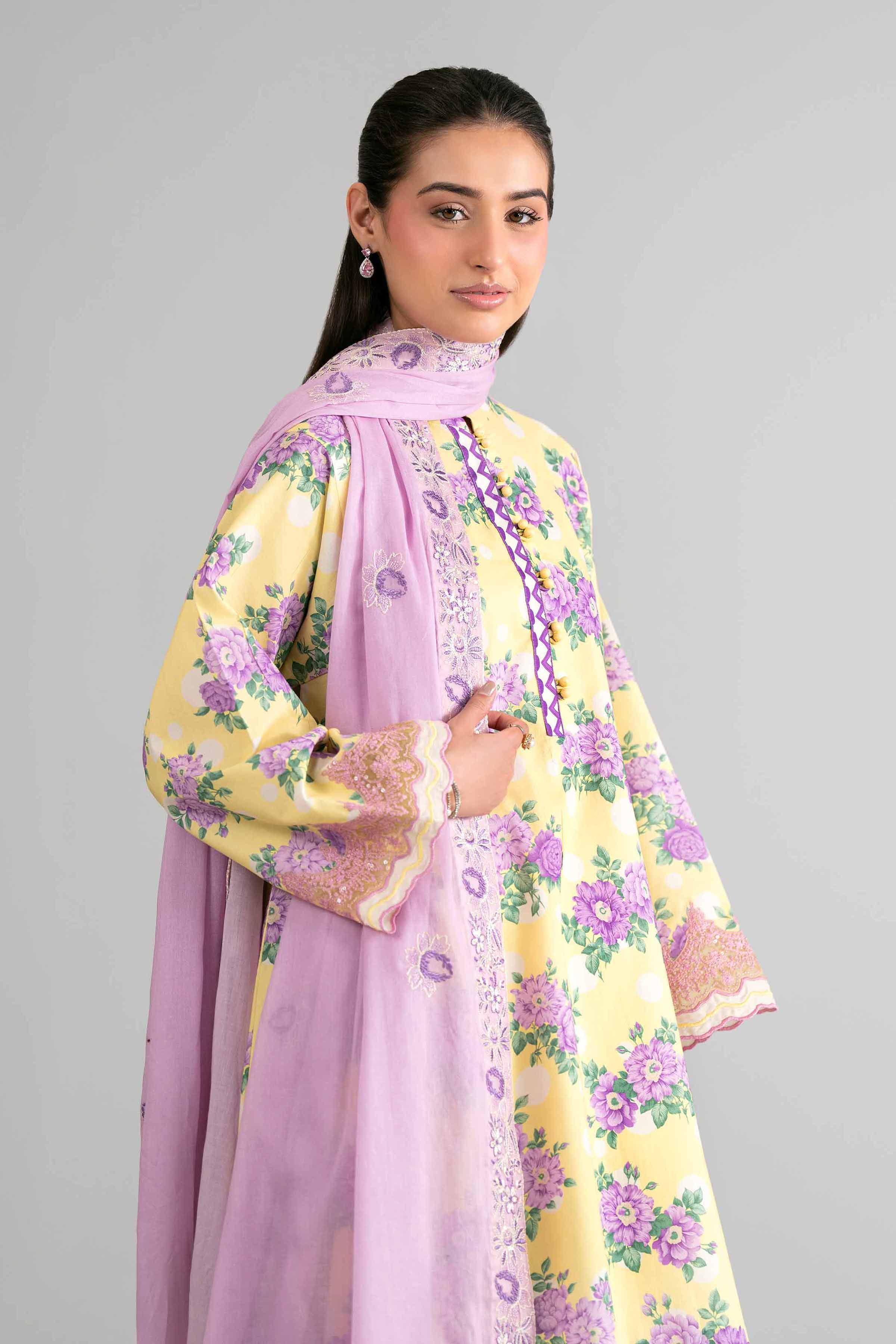 3 Piece - Printed Embroidered Suit - 42601720 for Women - Unstitched Collection | Nishat | Shop Online