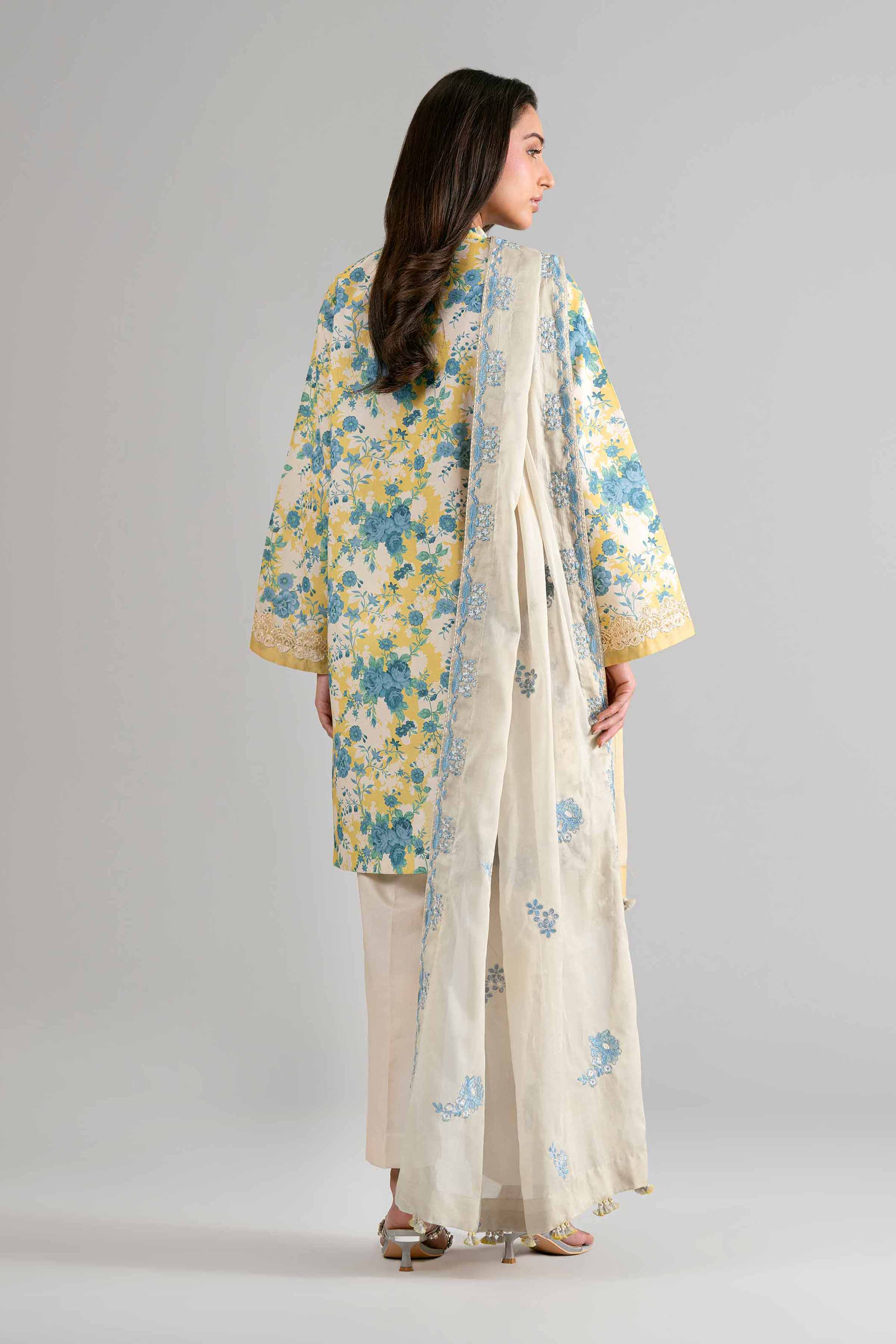 3 Piece - Printed Embroidered Suit - 42601723 for Women - Unstitched Collection | Nishat | Shop Online