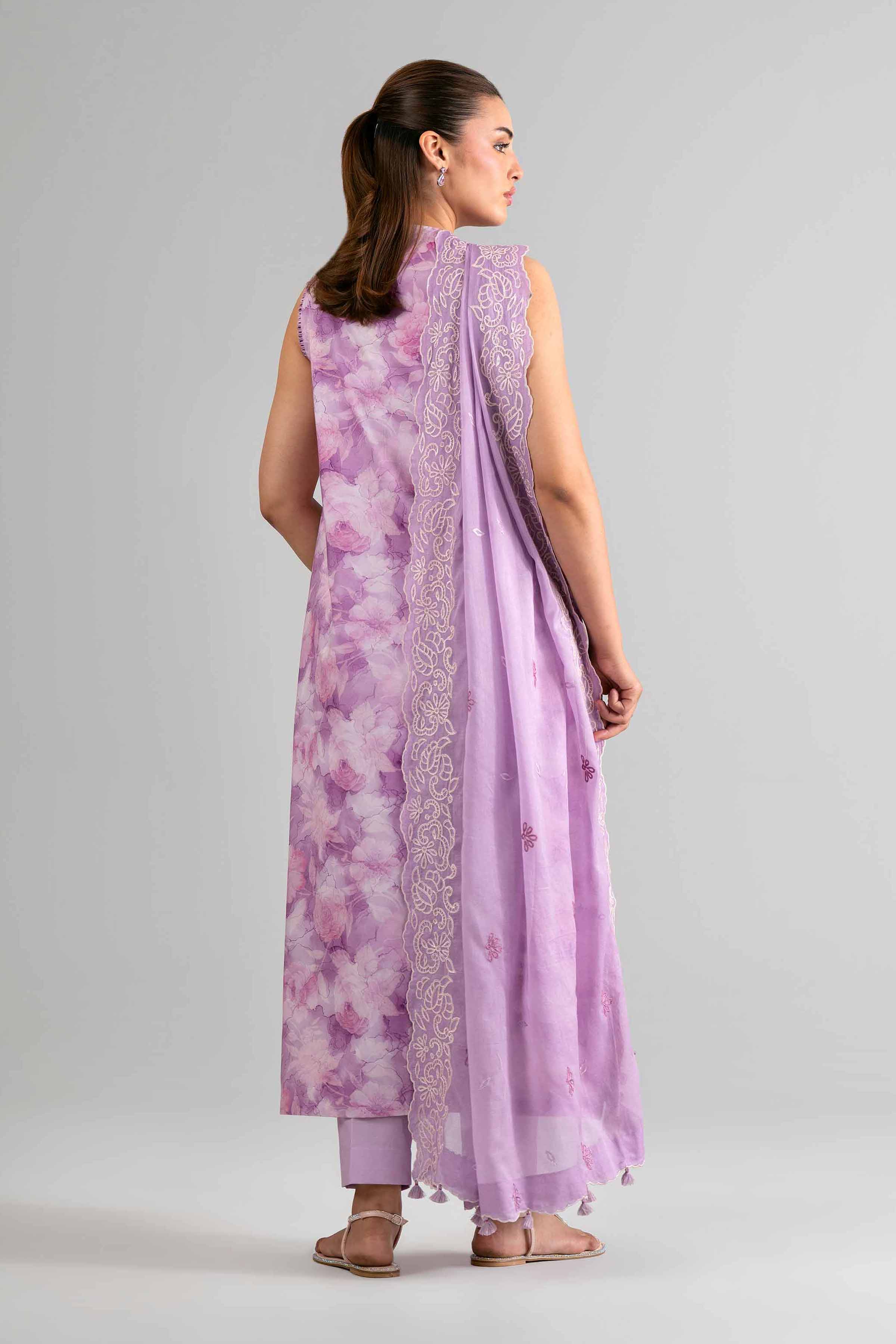 3 Piece - Printed Embroidered Suit - 42601725 for Women - Unstitched Collection | Nishat | Shop Online