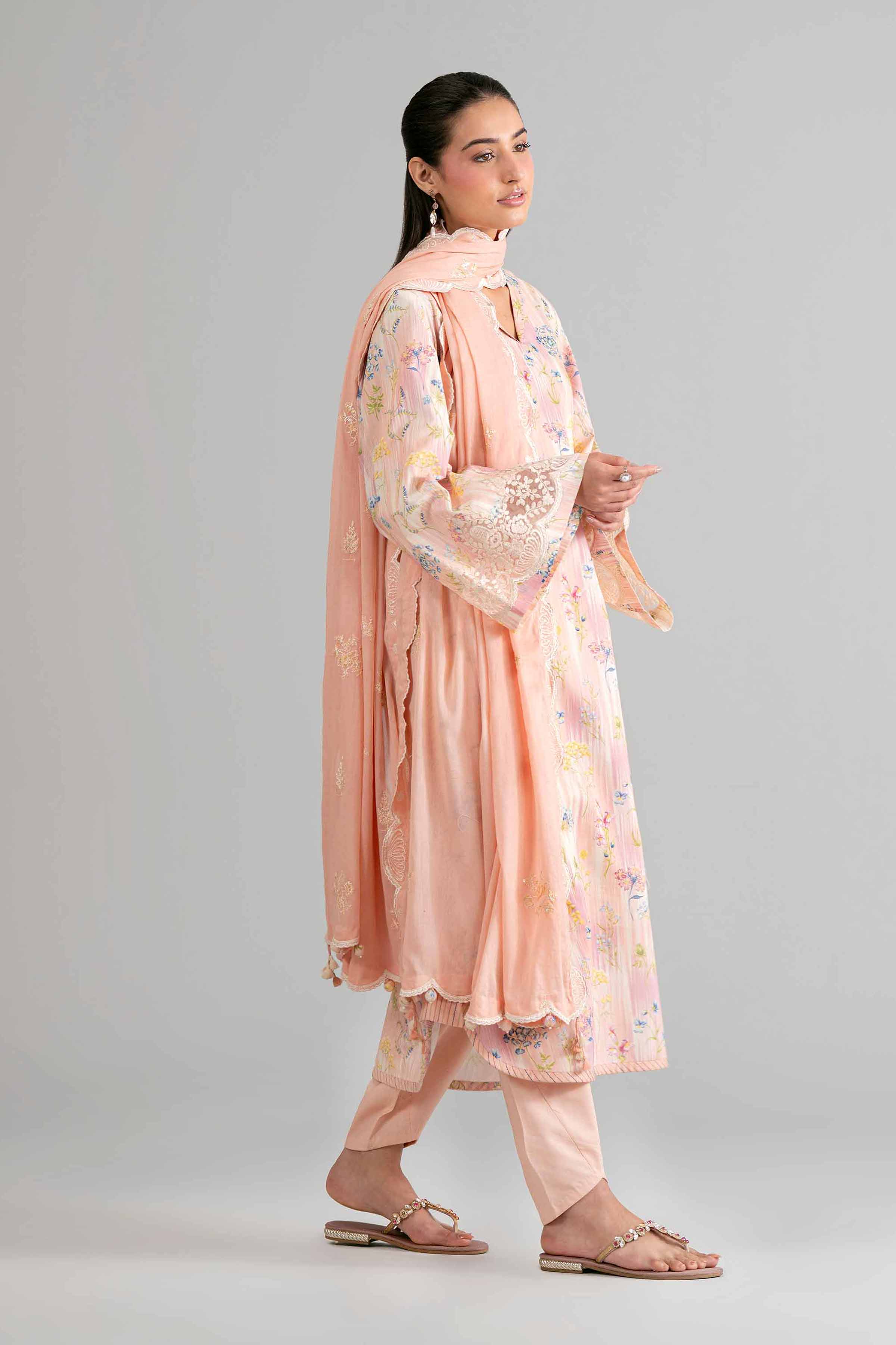 3 Piece - Printed Embroidered Suit - 42601727 for Women - Unstitched Collection | Nishat | Shop Online