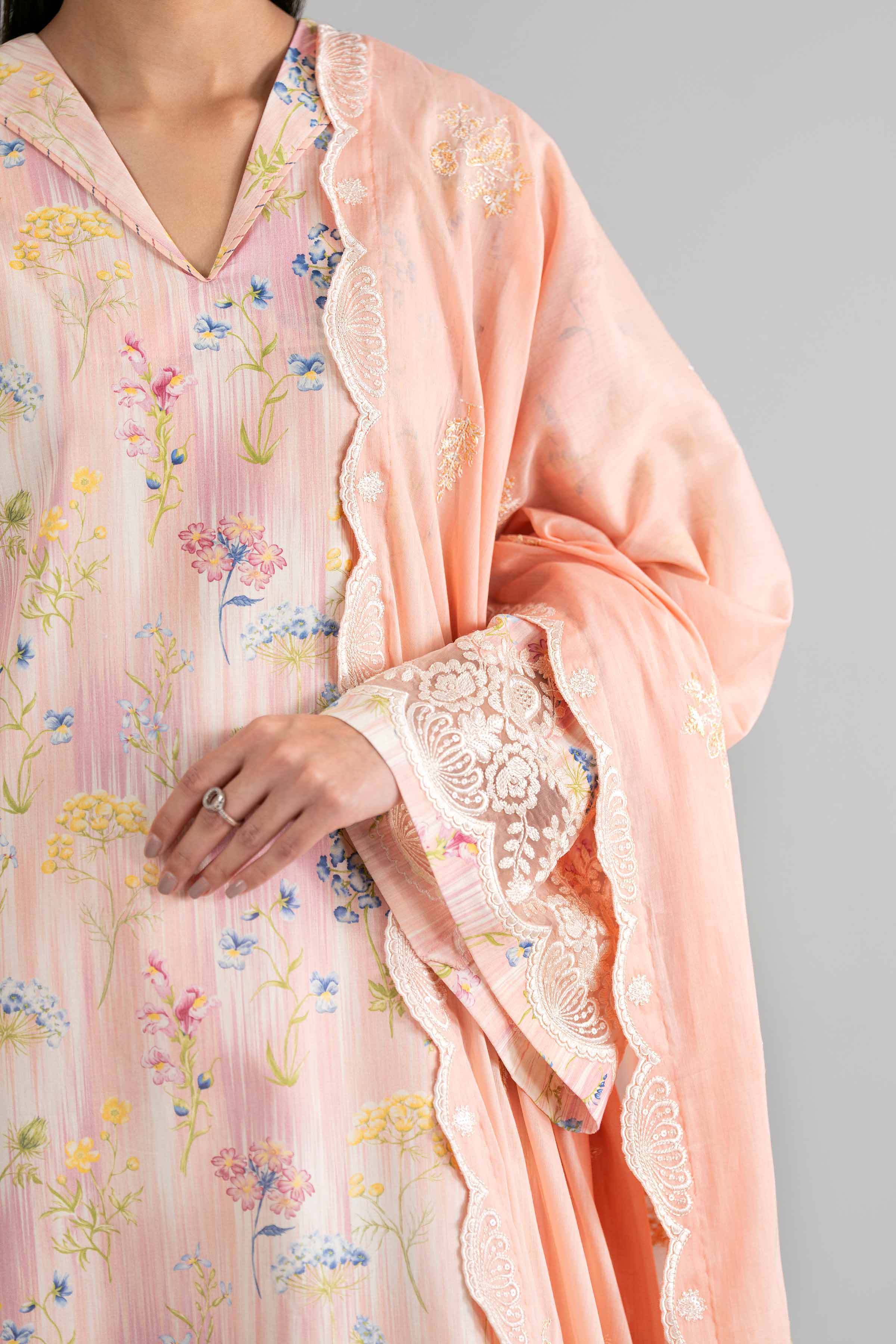 3 Piece - Printed Embroidered Suit - 42601727 for Women - Unstitched Collection | Nishat | Shop Online