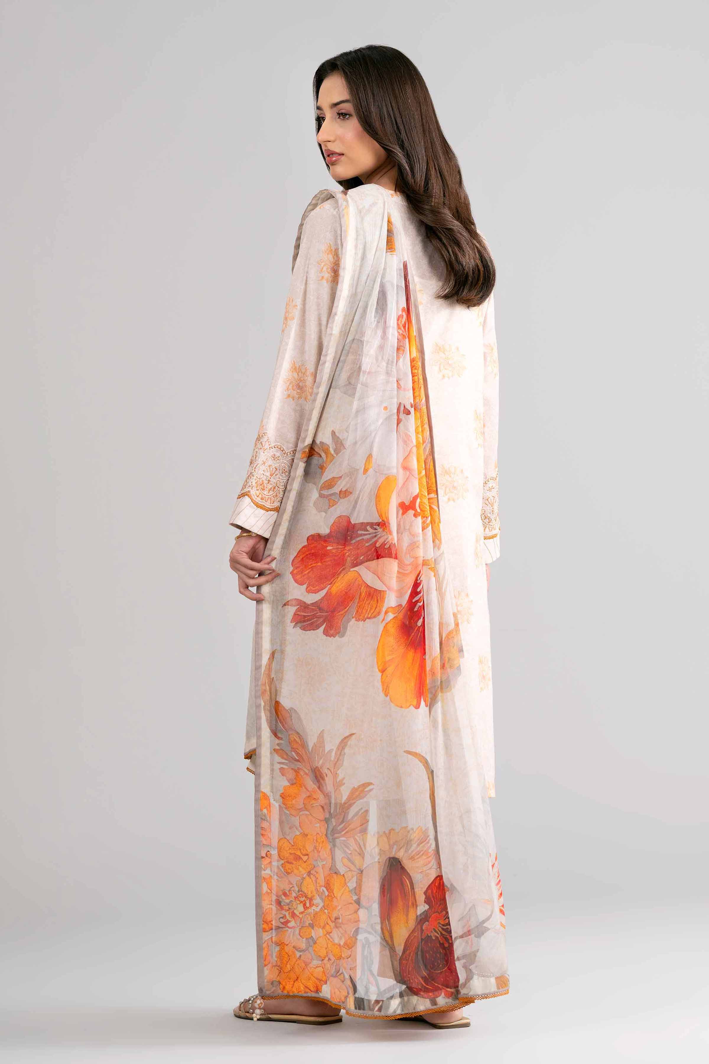 3 Piece - Digital Printed Embroidered Suit - 42601739 for Women - Unstitched Collection | Nishat | Shop Online
