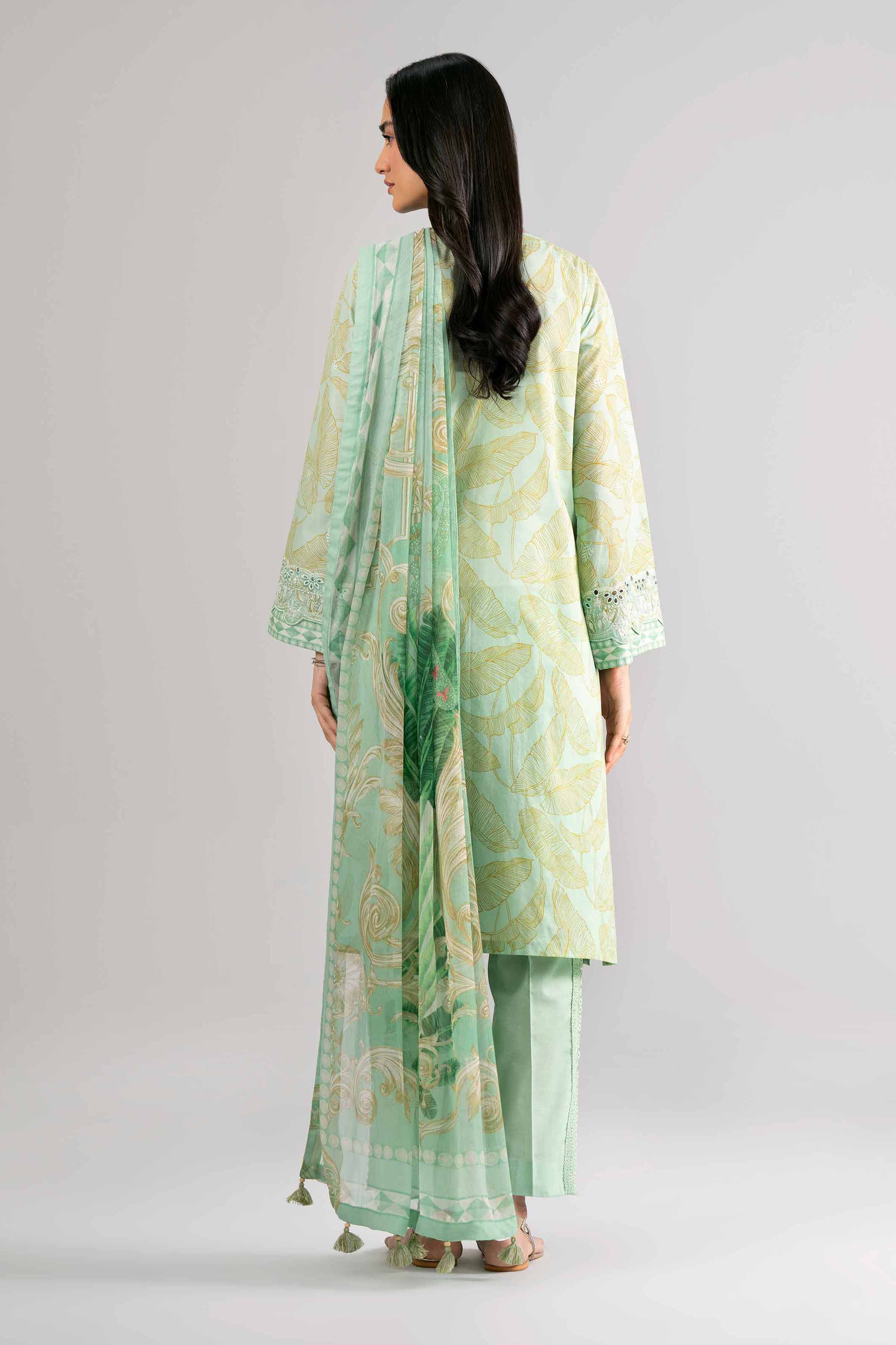 3 Piece - Digital Printed Embroidered Suit - 42601742 for Women - Unstitched Collection | Nishat | Shop Online