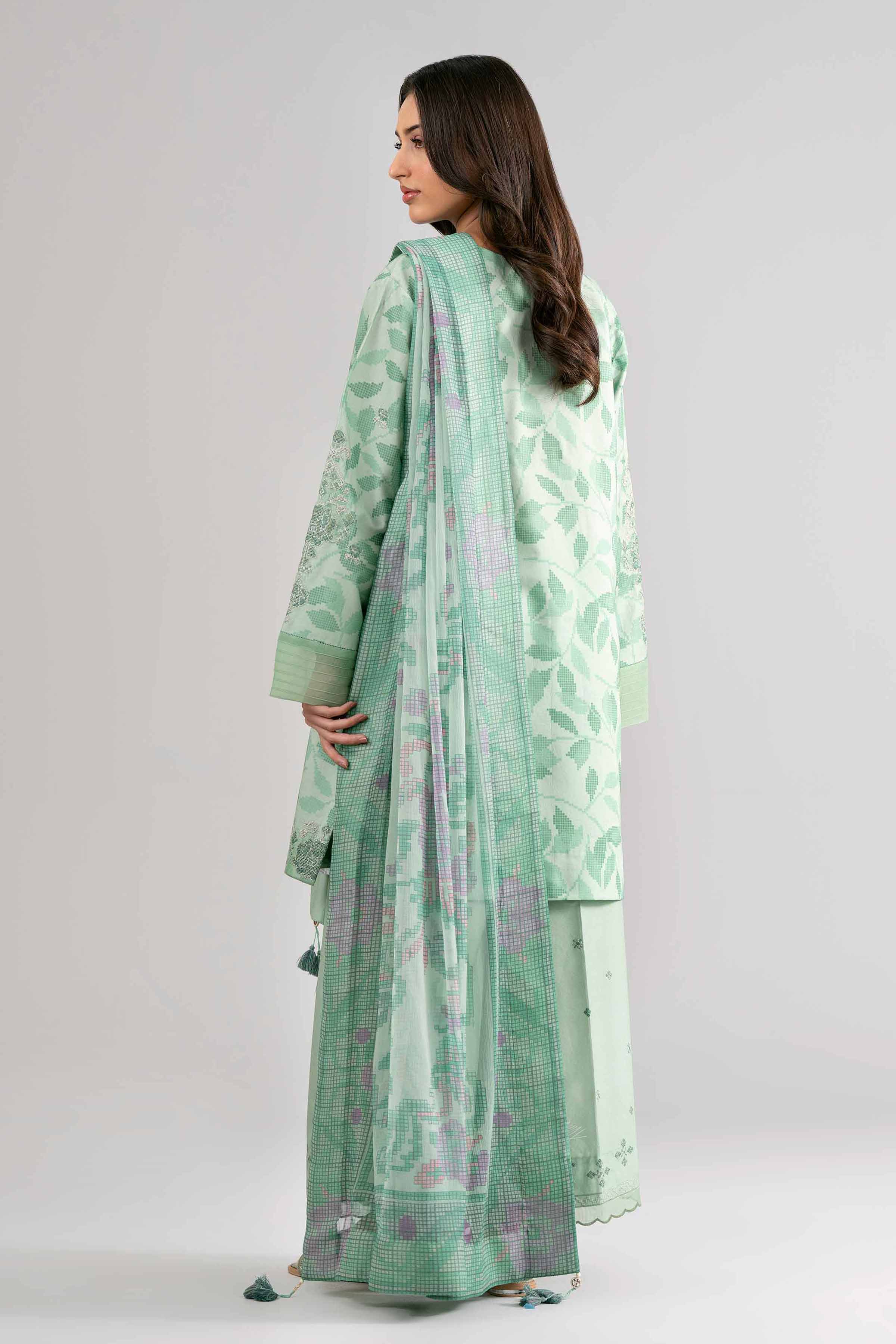 3 Piece - Digital Printed Embroidered Suit - 42601743 for Women - Unstitched Collection | Nishat | Shop Online