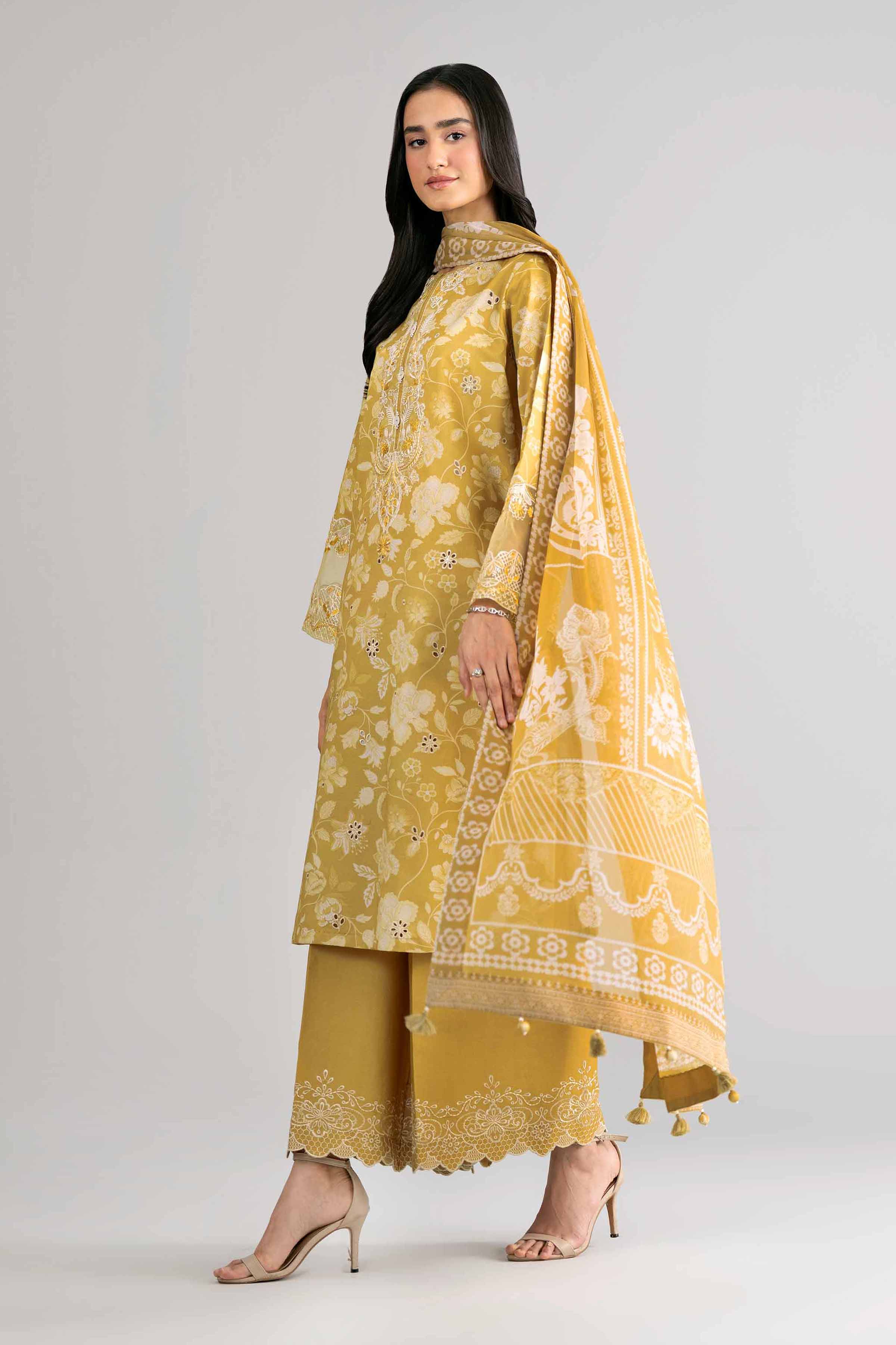 3 Piece - Digital Printed Embroidered Suit - 42601745 for Women - Unstitched Collection | Nishat | Shop Online
