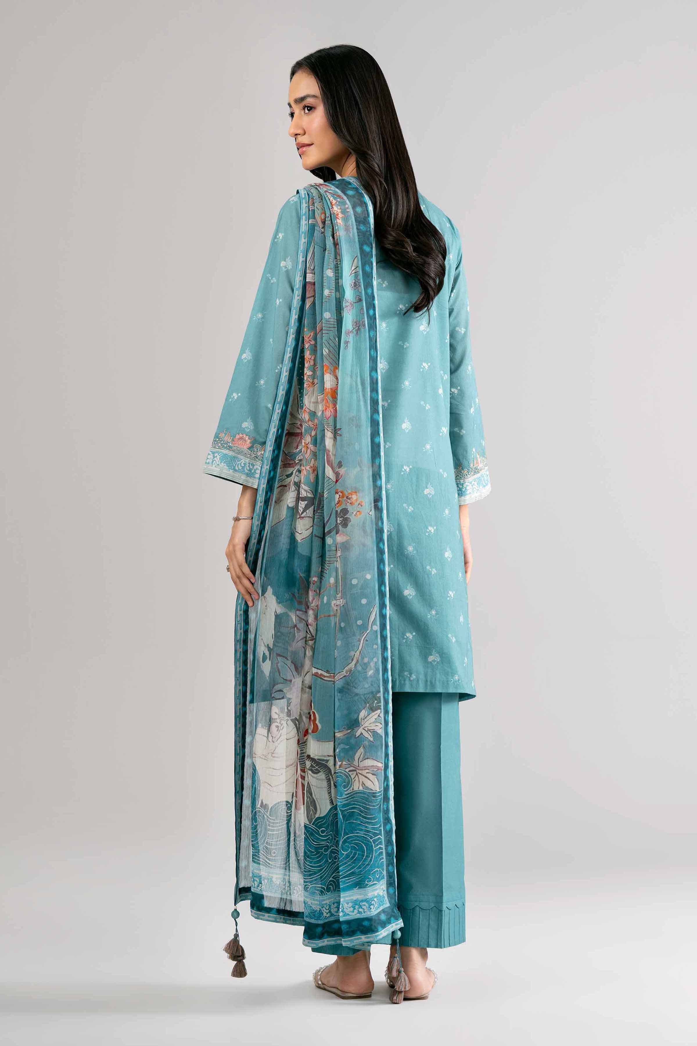 3 Piece - Digital Printed Embroidered Suit - 42601748 for Women - Unstitched Collection | Nishat | Shop Online
