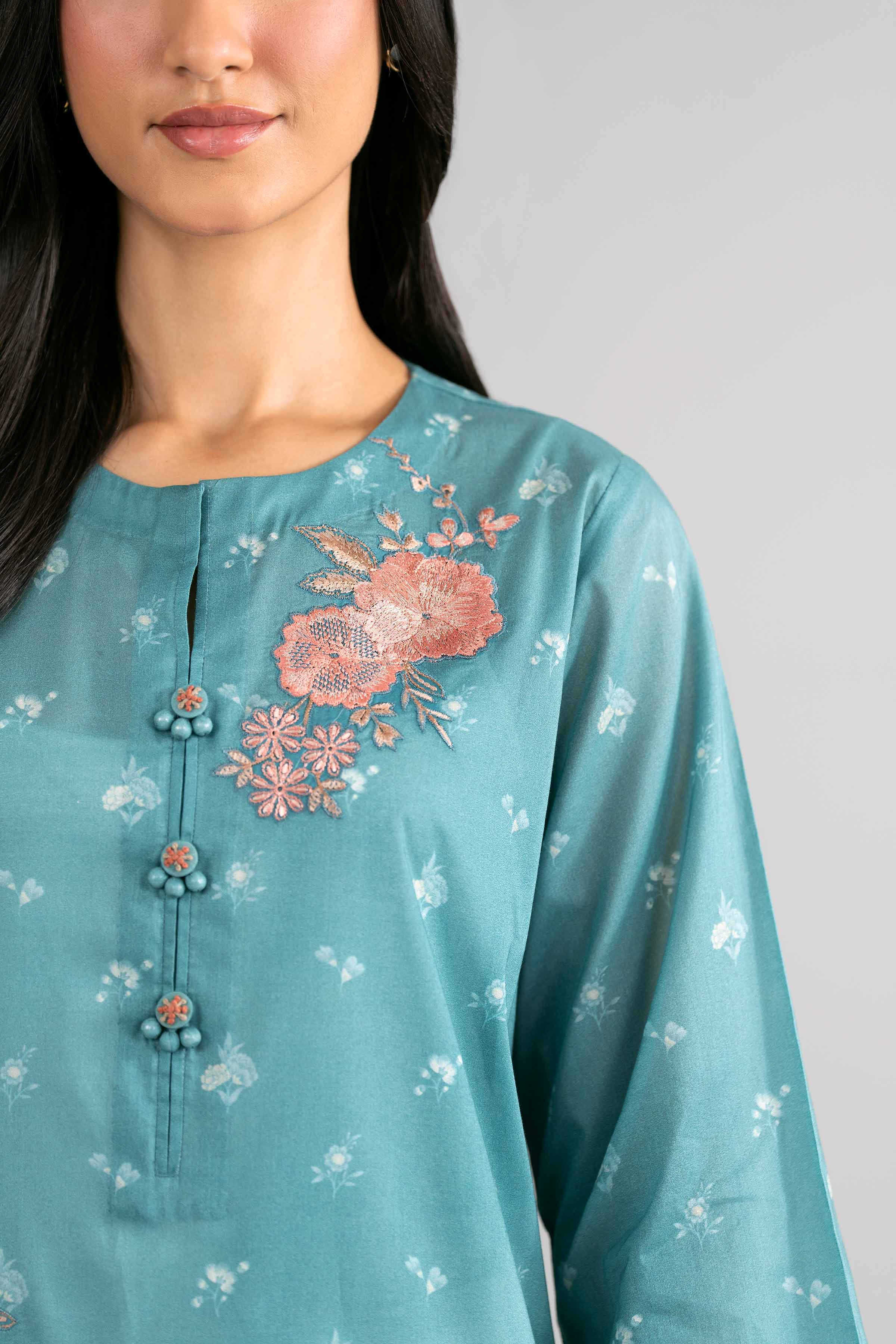 3 Piece - Digital Printed Embroidered Suit - 42601748 for Women - Unstitched Collection | Nishat | Shop Online