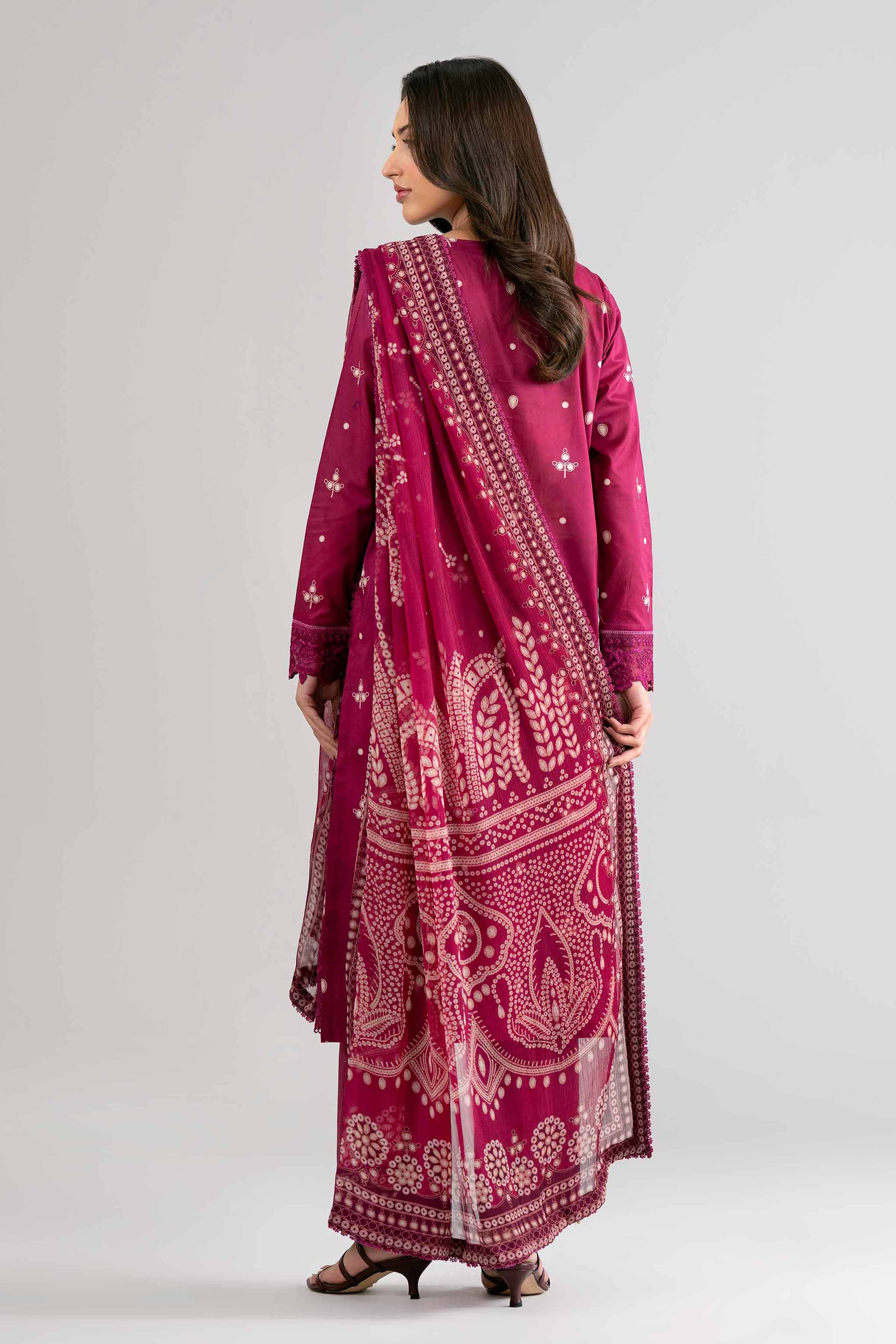 3 Piece - Digital Printed Embroidered Suit - 42601750 for Women - Unstitched Collection | Nishat | Shop Online