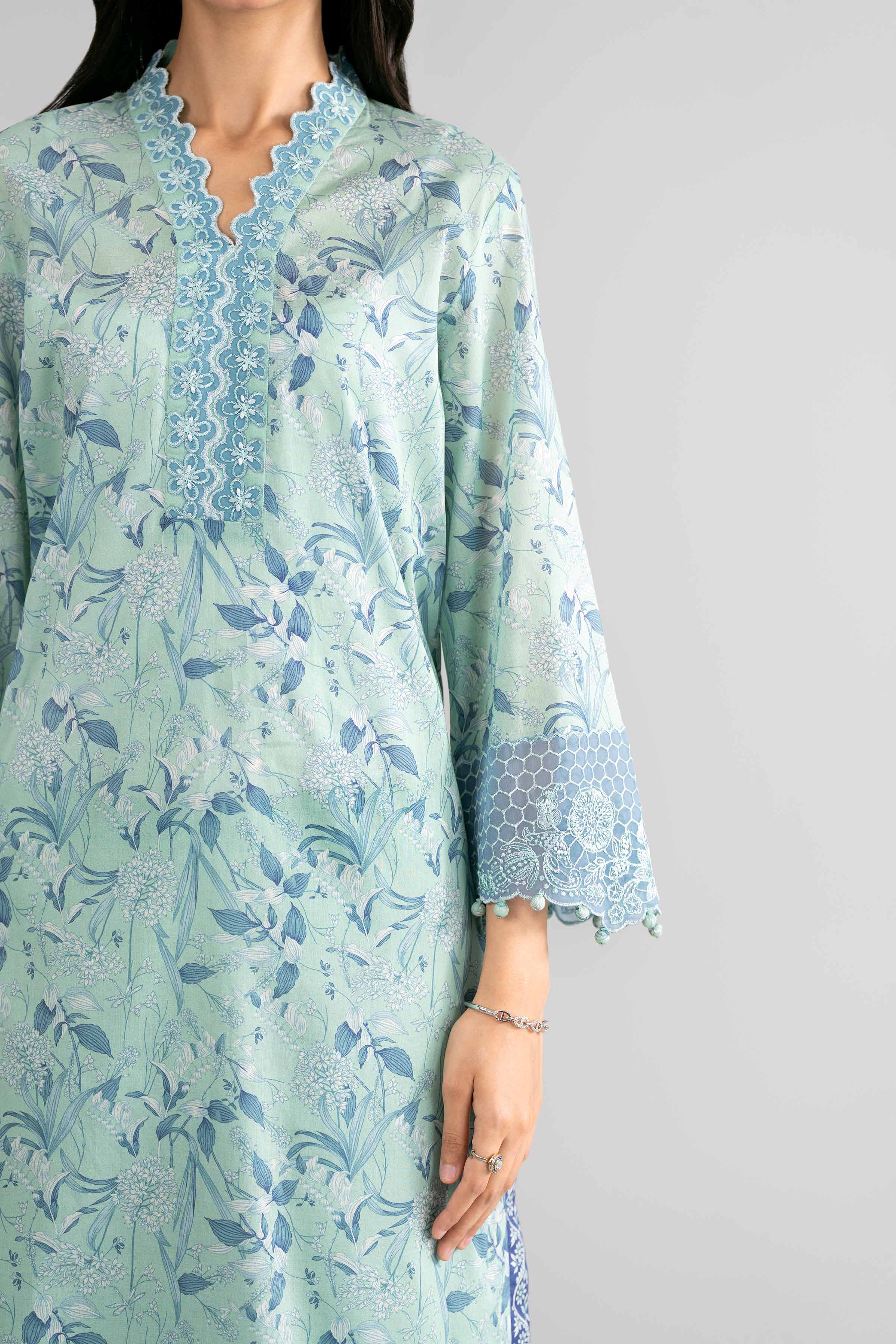3 Piece - Digital Printed Embroidered Suit - 42601751 for Women - Unstitched Collection | Nishat | Shop Online