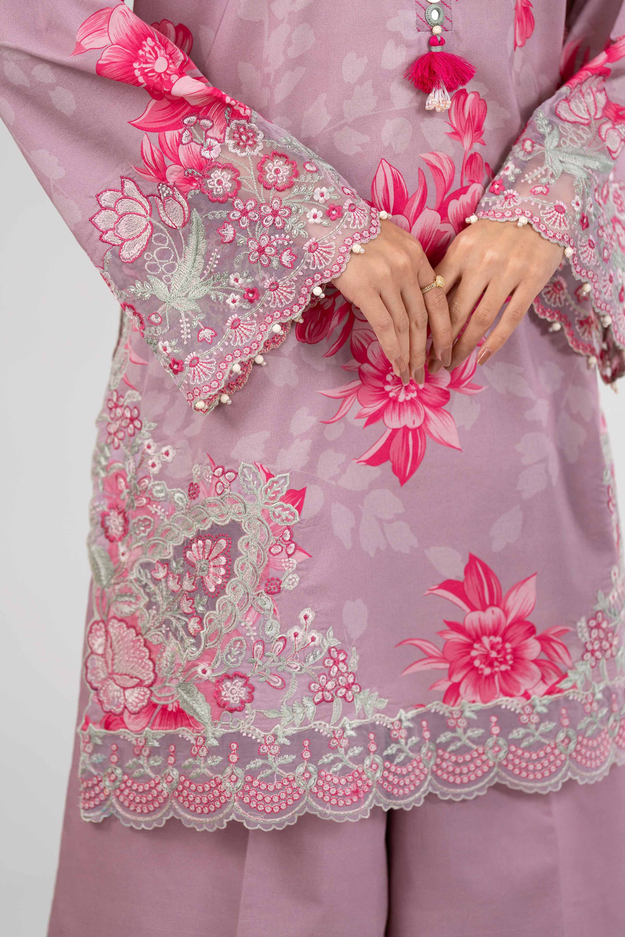 3 Piece - Digital Printed Embroidered Suit - 42601754 for Women - Unstitched Collection | Nishat | Shop Online