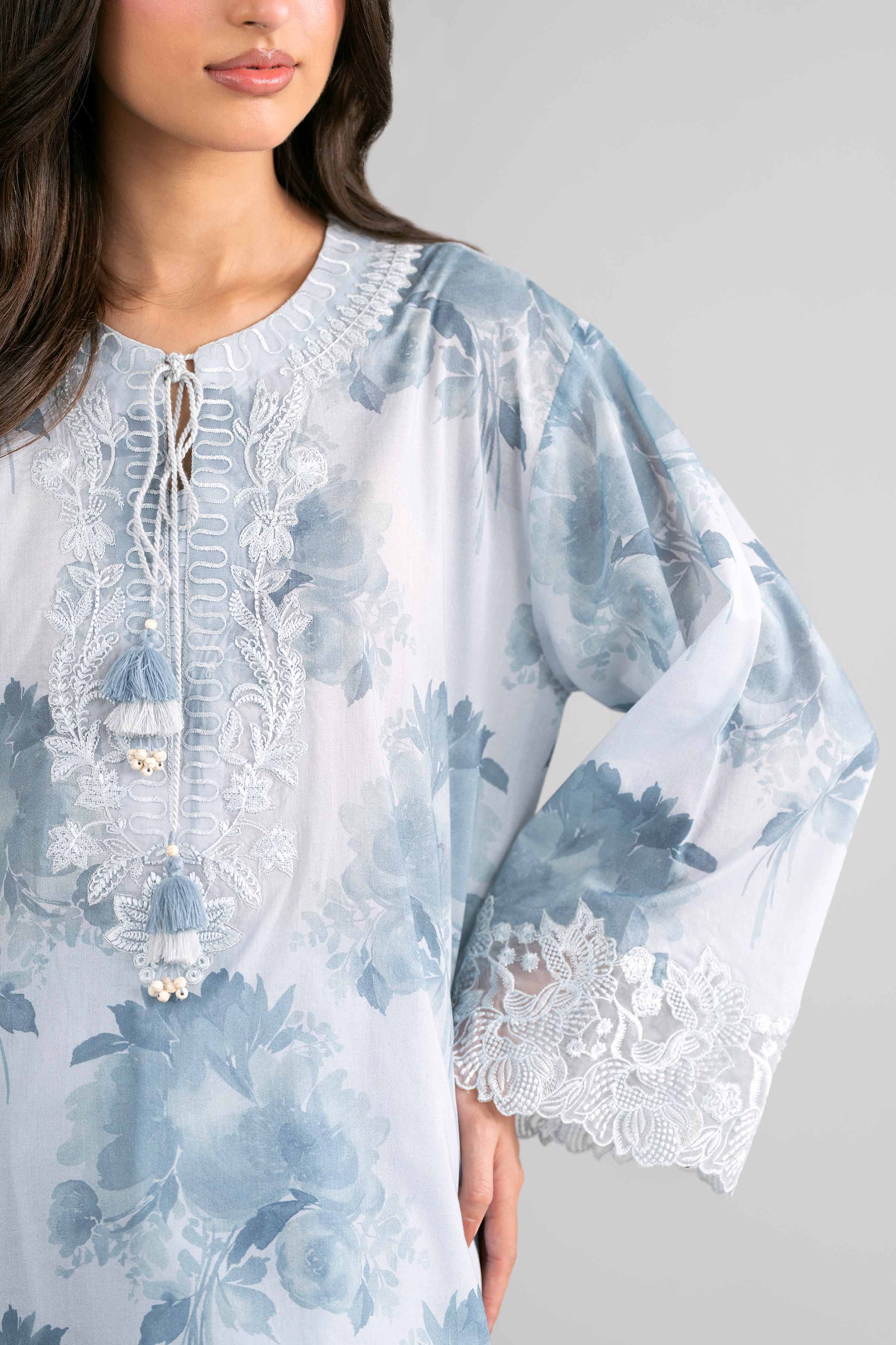 3 Piece - Digital Printed Embroidered Suit - 42601757 for Women - Unstitched Collection | Nishat | Shop Online