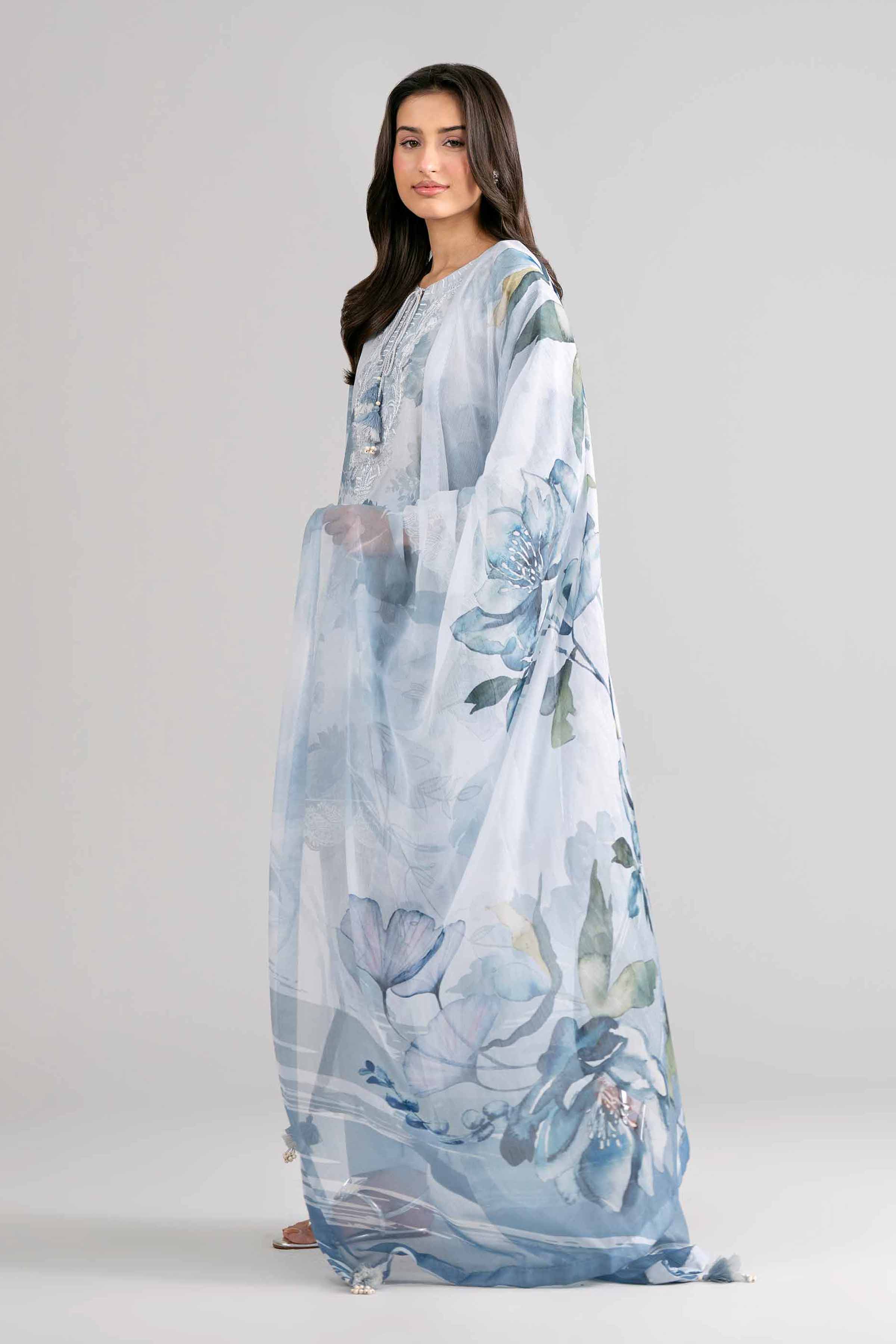 3 Piece - Digital Printed Embroidered Suit - 42601757 for Women - Unstitched Collection | Nishat | Shop Online