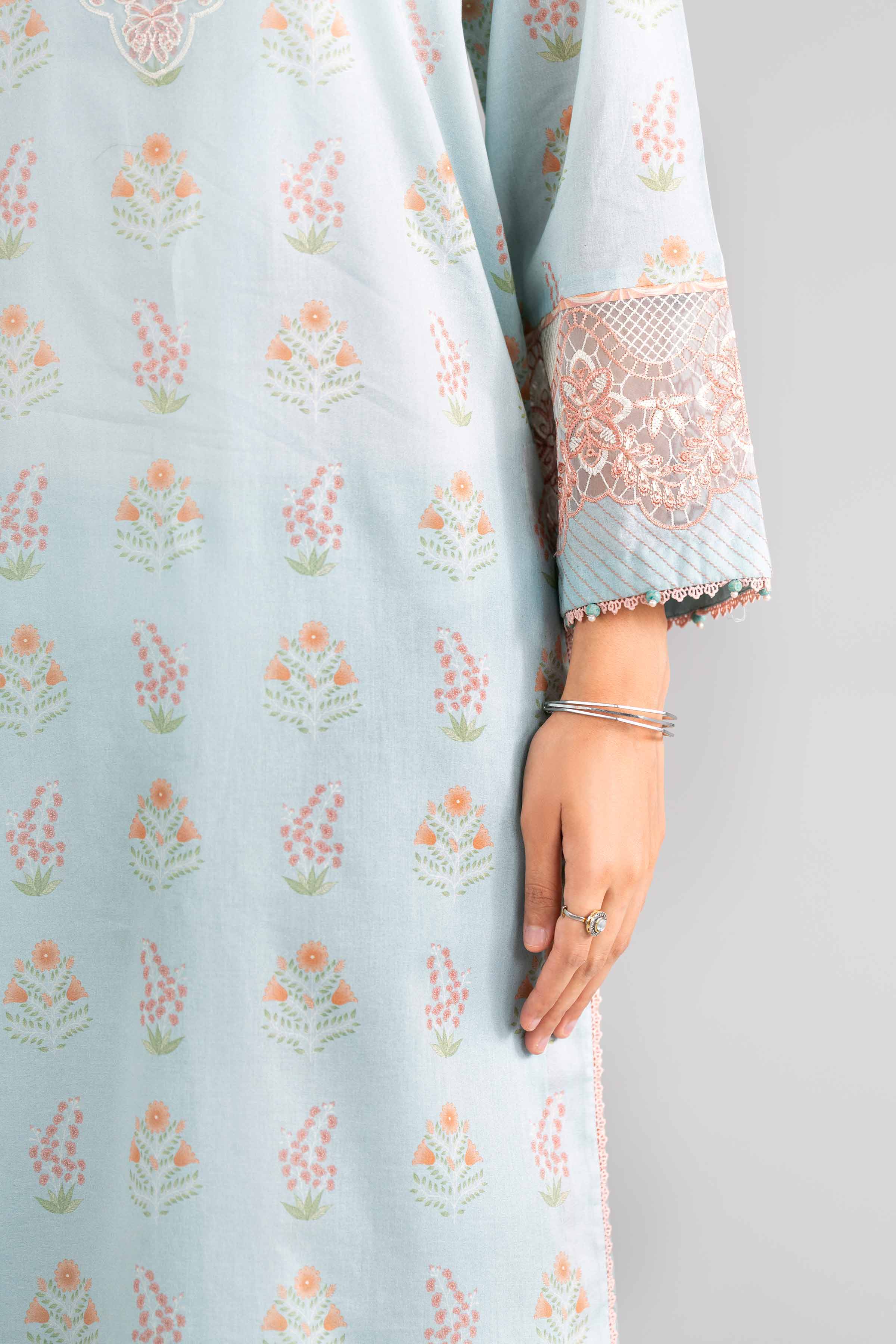 3 Piece - Digital Printed Embroidered Suit - 42601758 for Women - Unstitched Collection | Nishat | Shop Online