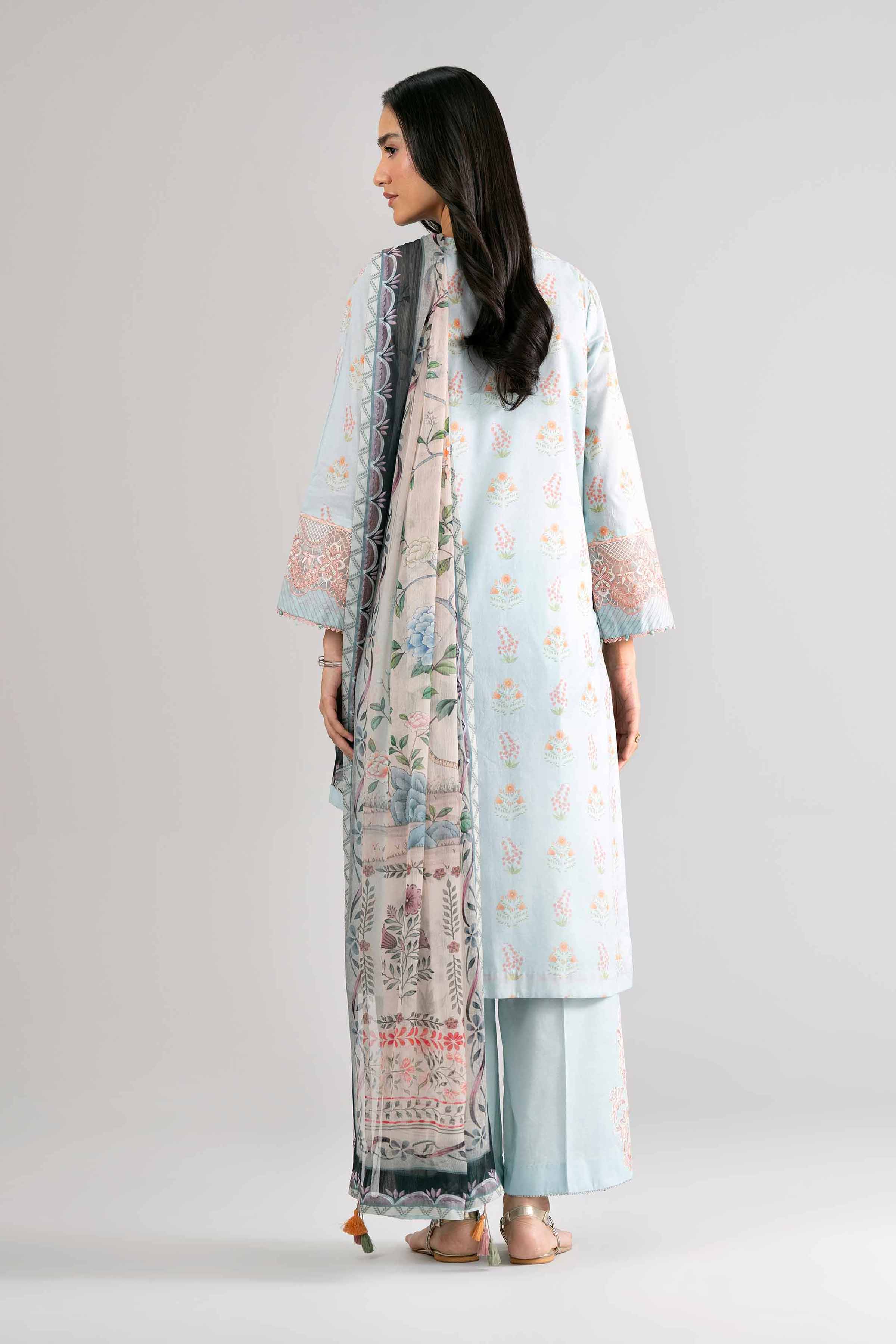3 Piece - Digital Printed Embroidered Suit - 42601758 for Women - Unstitched Collection | Nishat | Shop Online