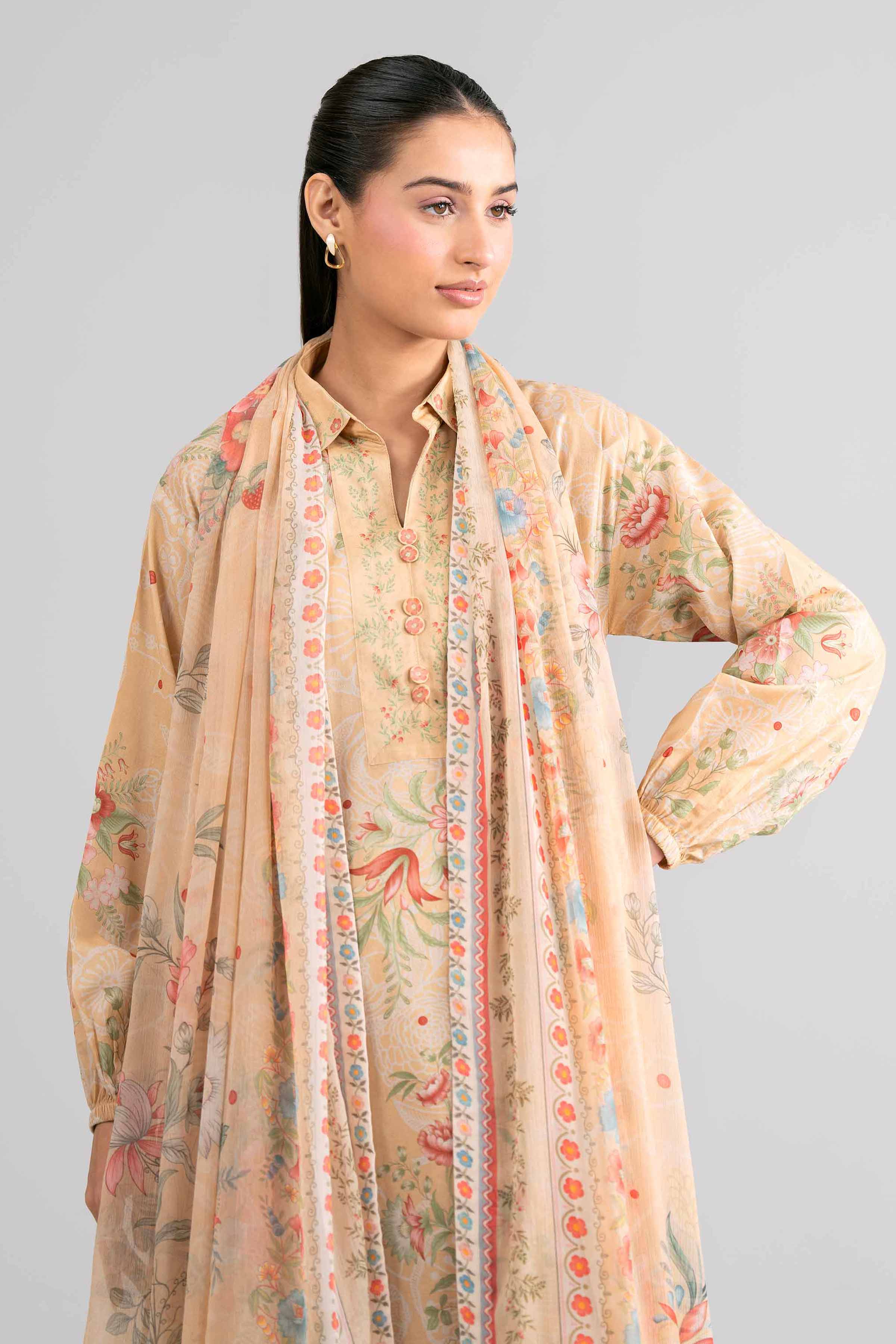 3 Piece - Digital Printed Suit - 42601759 for Women - Unstitched Collection | Nishat | Shop Online