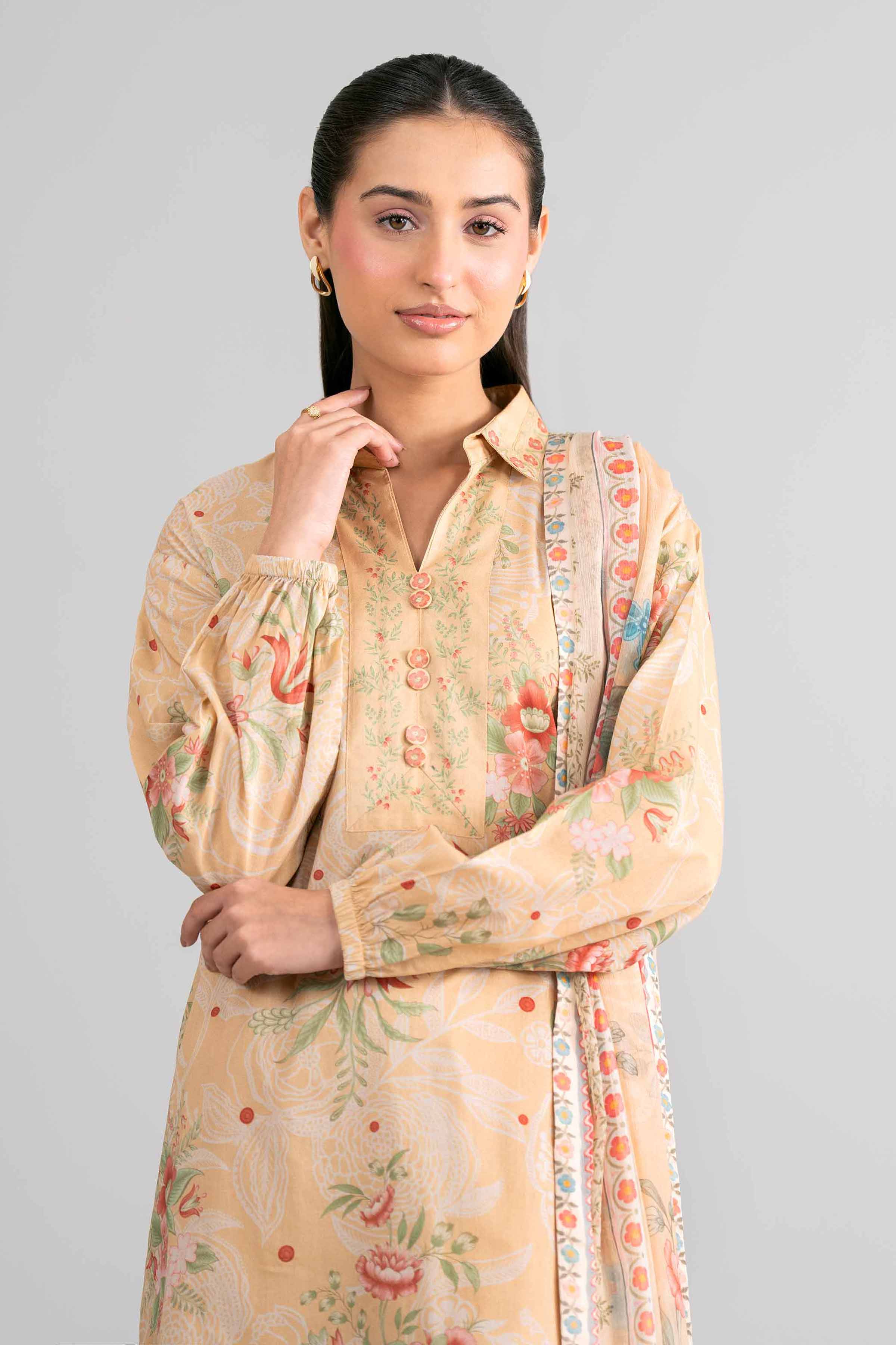 3 Piece - Digital Printed Suit - 42601759 for Women - Unstitched Collection | Nishat | Shop Online