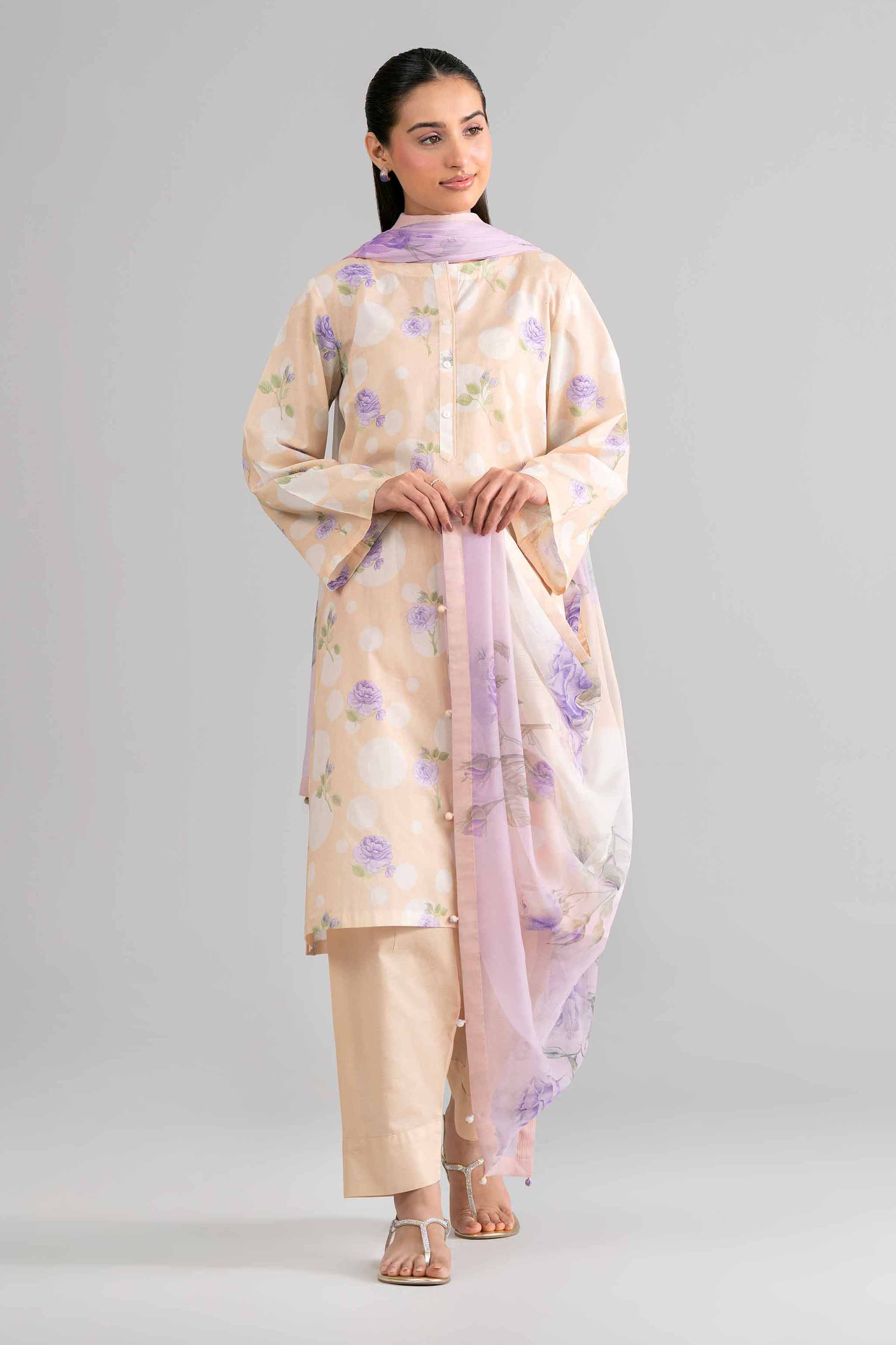 3 Piece - Digital Printed Suit - 42601762 for Women - Unstitched Collection | Nishat | Shop Online