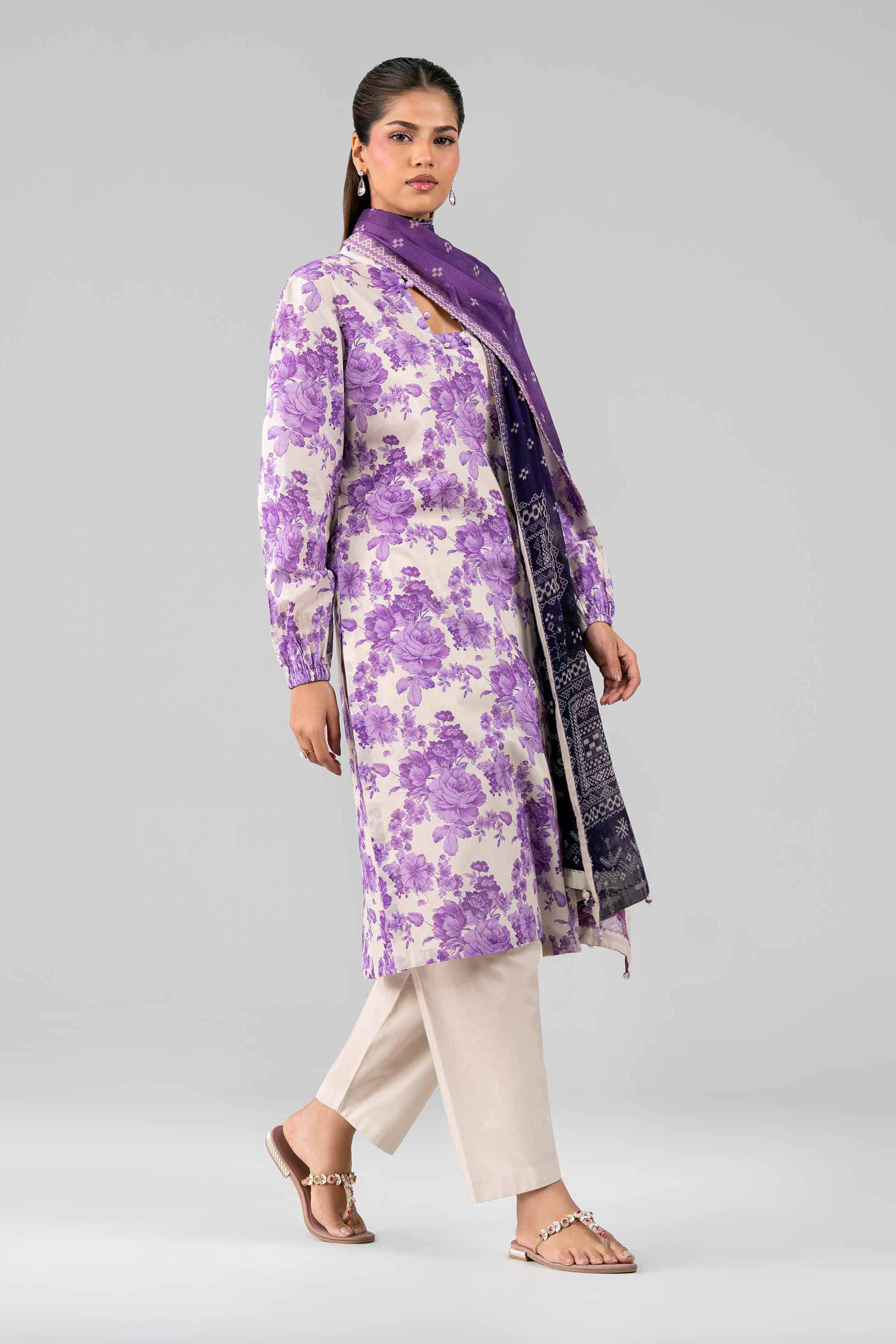 3 Piece - Digital Printed Suit - 42601766 for Women - Unstitched Collection | Nishat | Shop Online