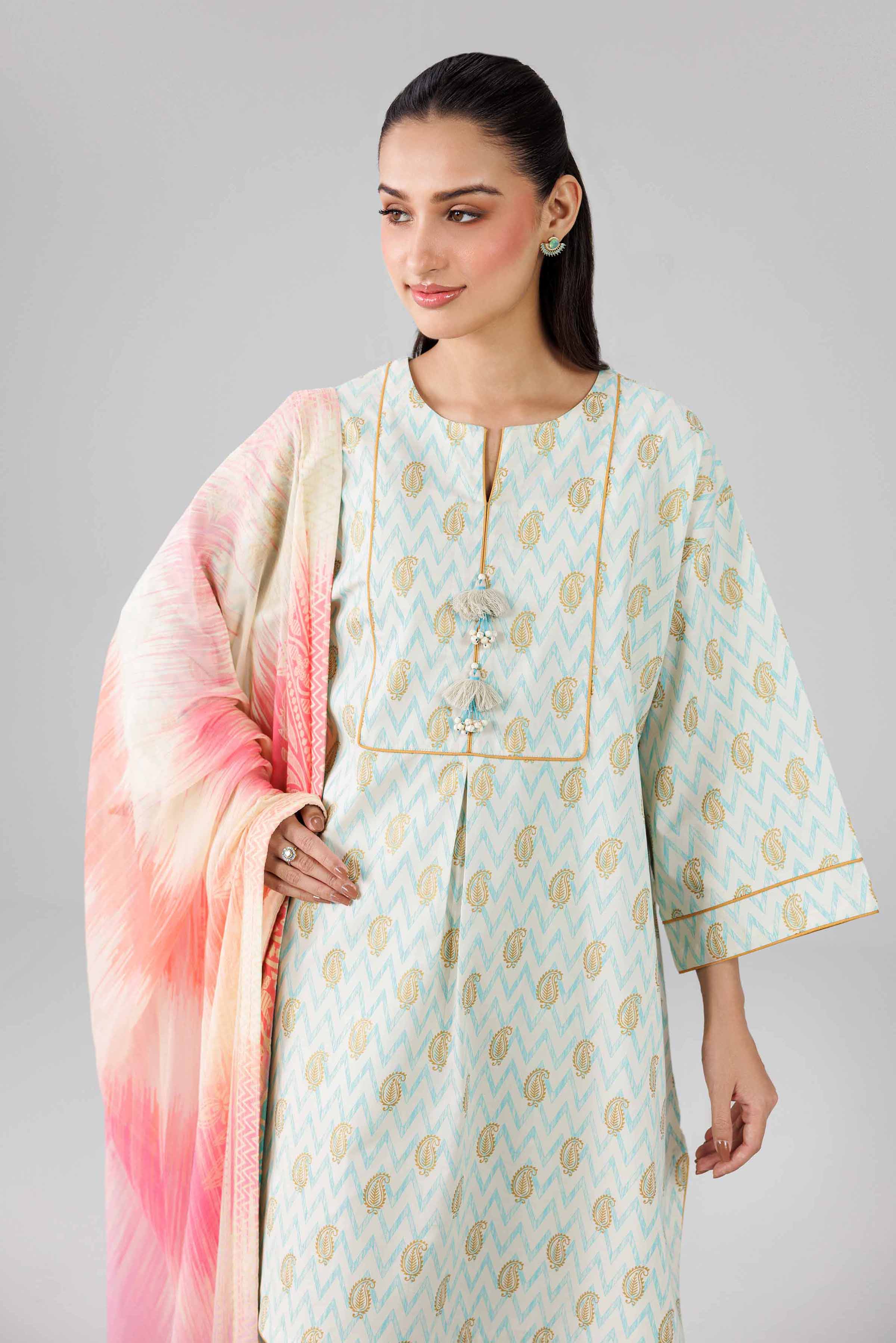 3 Piece - Digital Printed Suit - 42601767 for Women - Unstitched Collection | Nishat | Shop Online