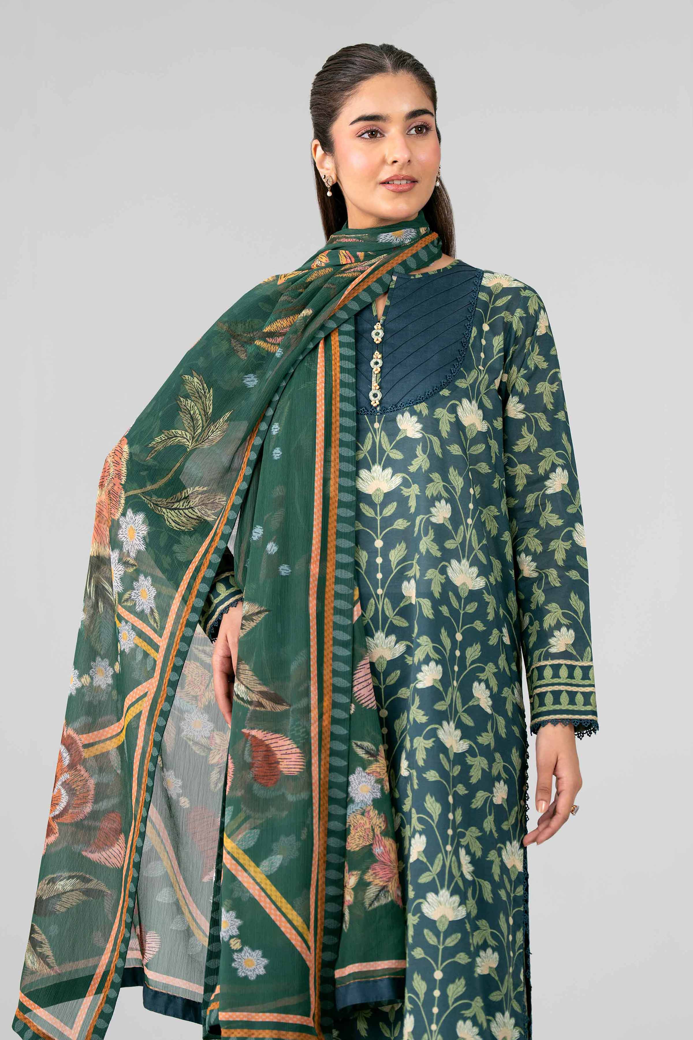 3 Piece - Digital Printed Suit - 42601768 for Women - Unstitched Collection | Nishat | Shop Online