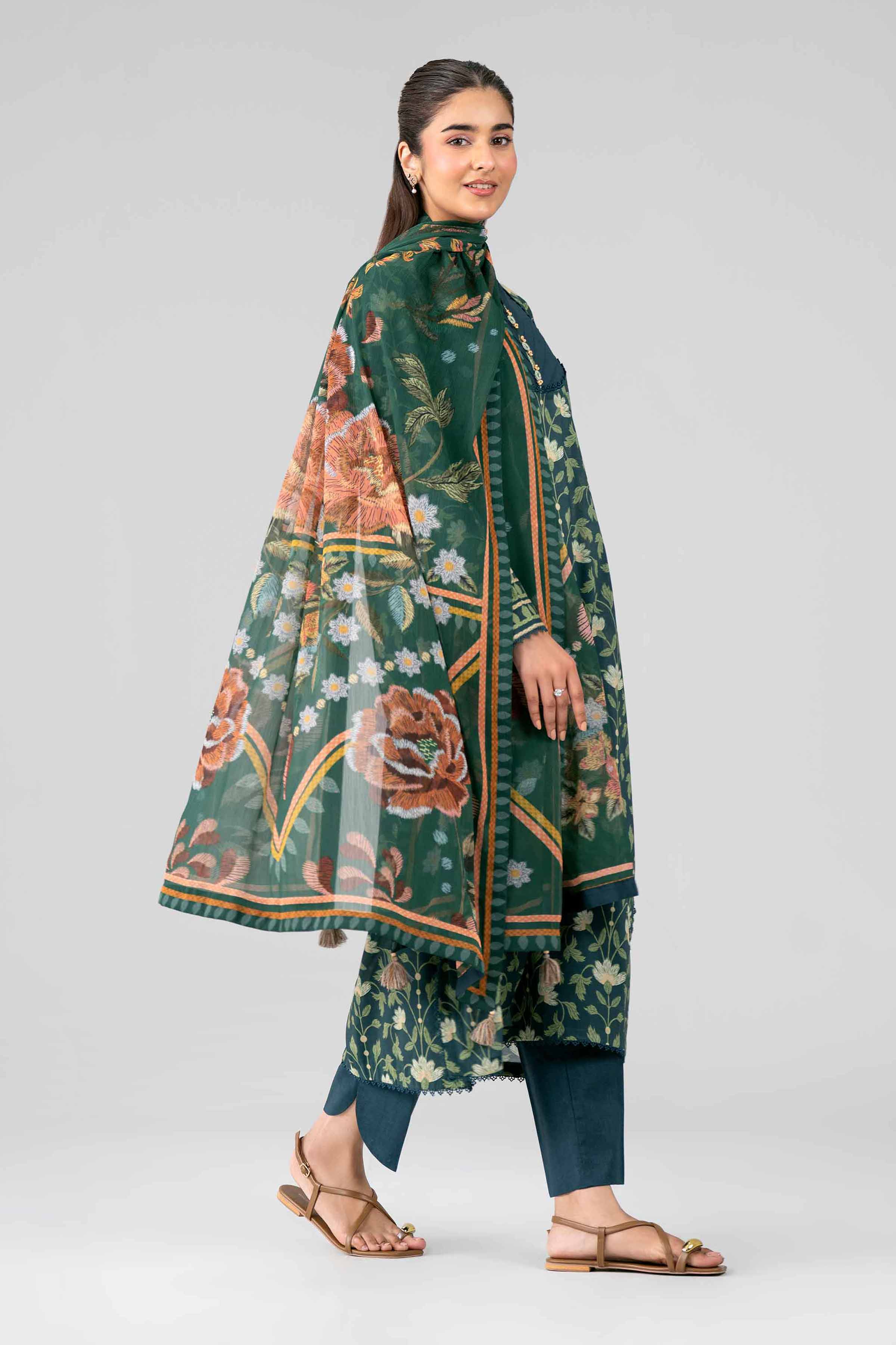 3 Piece - Digital Printed Suit - 42601768 for Women - Unstitched Collection | Nishat | Shop Online