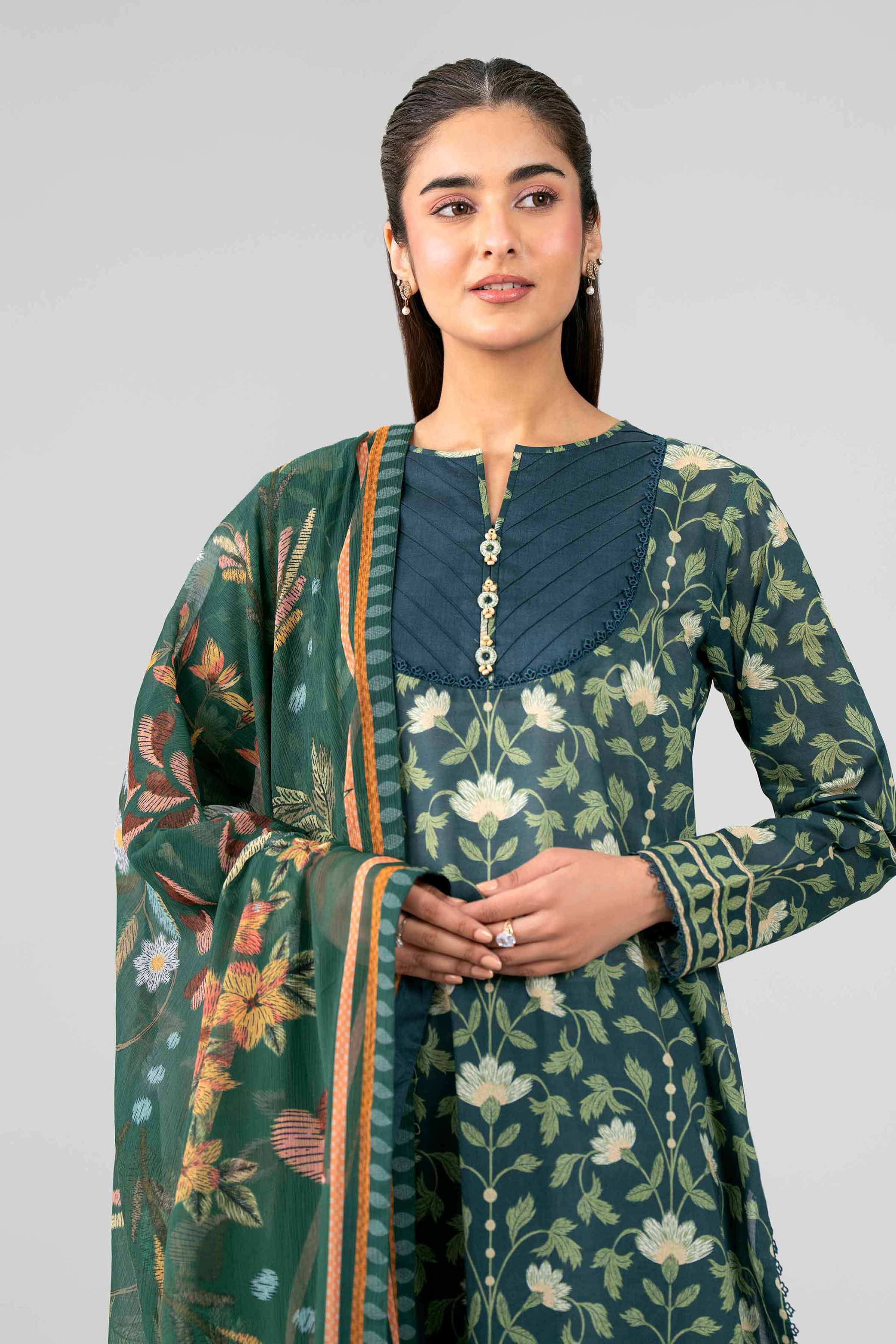 3 Piece - Digital Printed Suit - 42601768 for Women - Unstitched Collection | Nishat | Shop Online