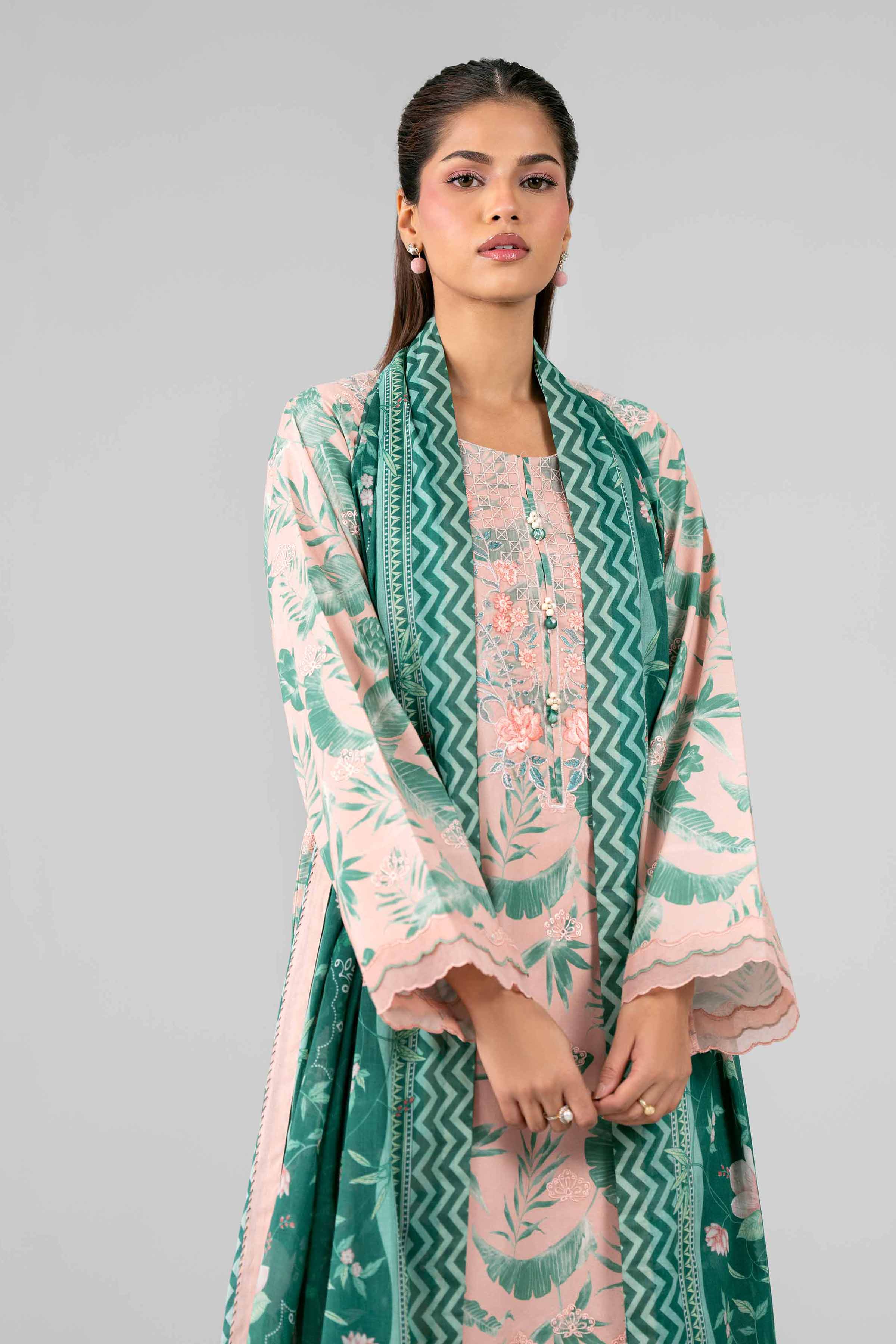 3 Piece - Printed Embroidered Suit - 42601779 for Women - Unstitched Collection | Nishat | Shop Online