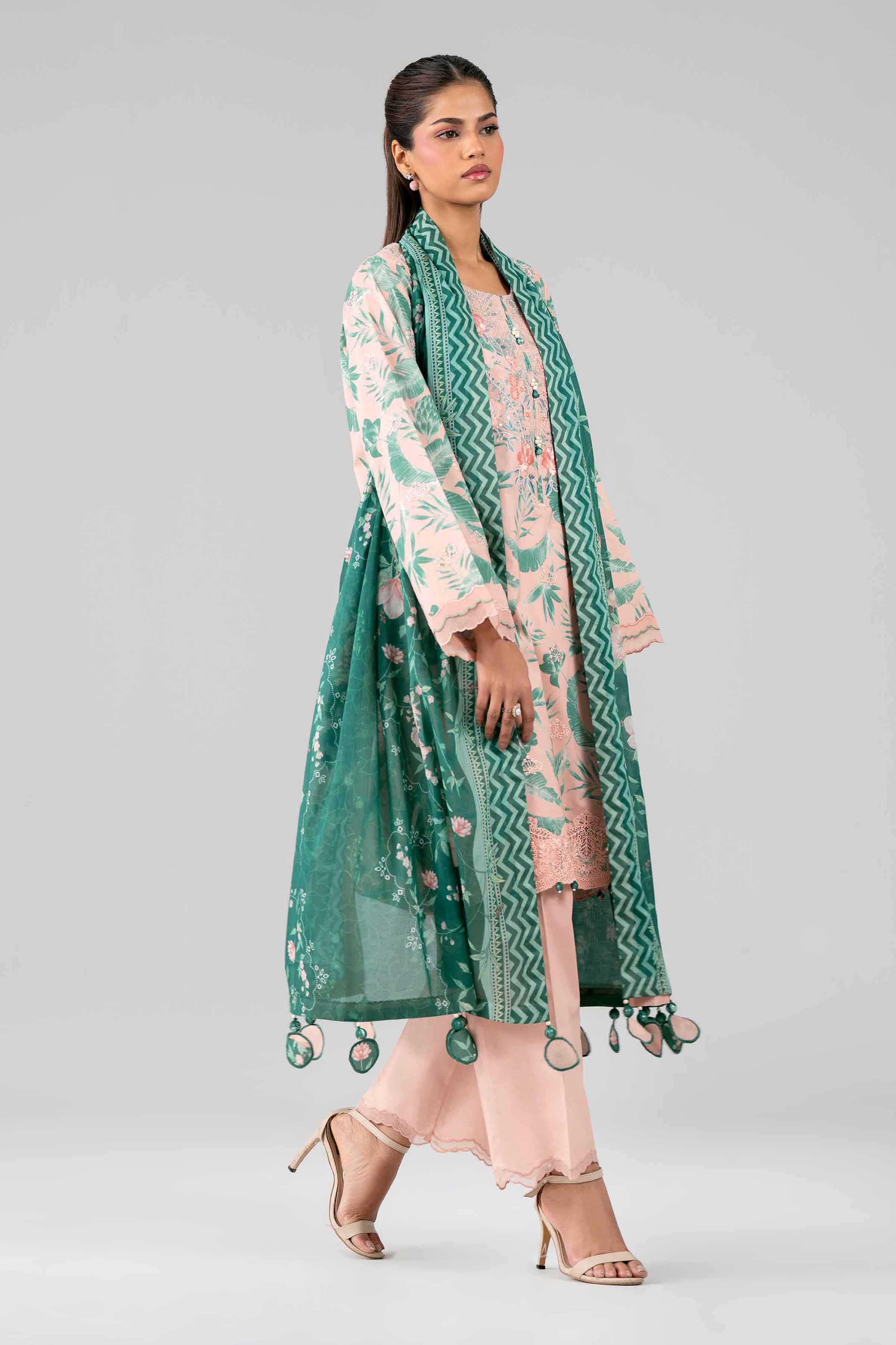 3 Piece - Printed Embroidered Suit - 42601779 for Women - Unstitched Collection | Nishat | Shop Online