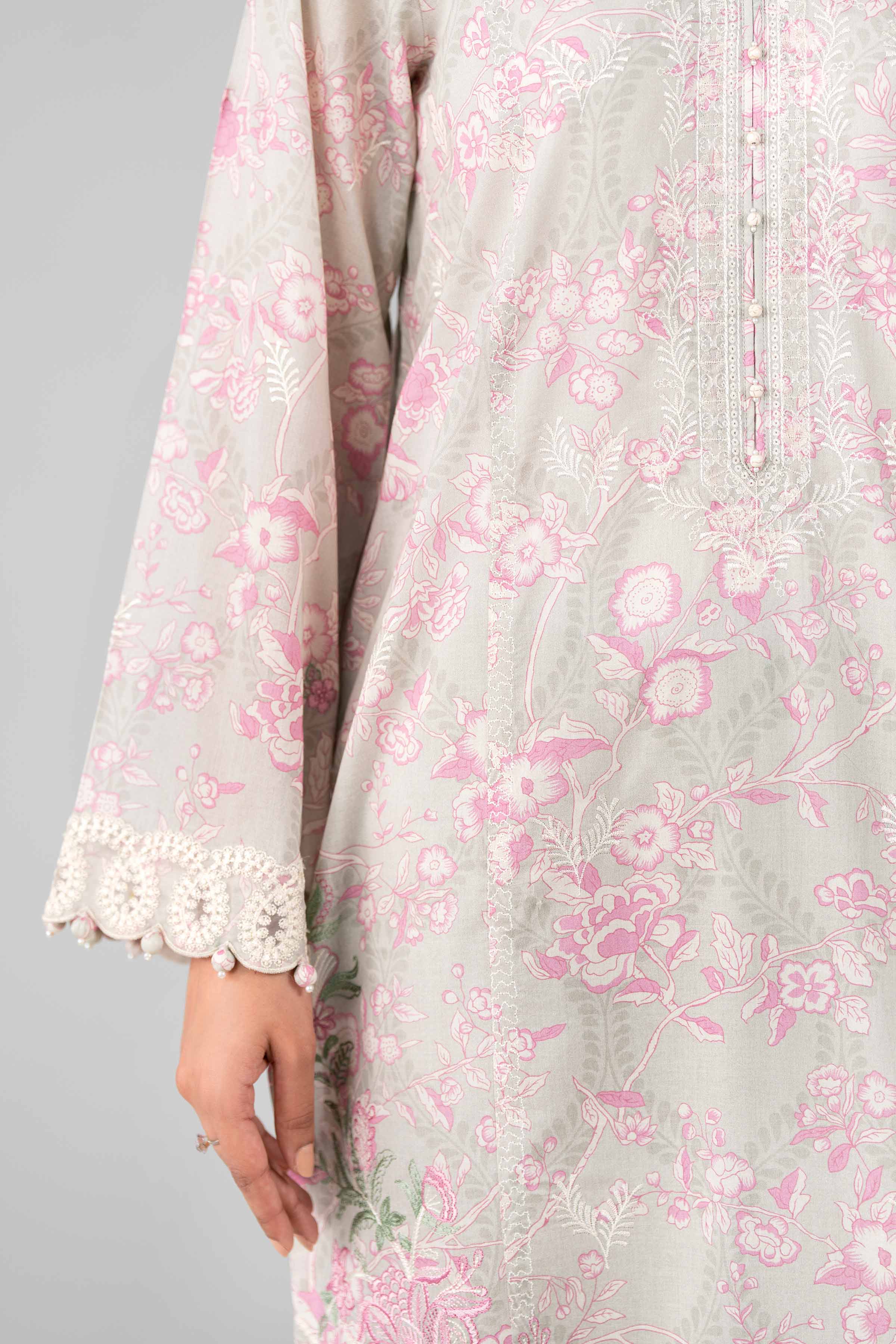 3 Piece - Printed Embroidered Suit - 42601780 for Women - Unstitched Collection | Nishat | Shop Online