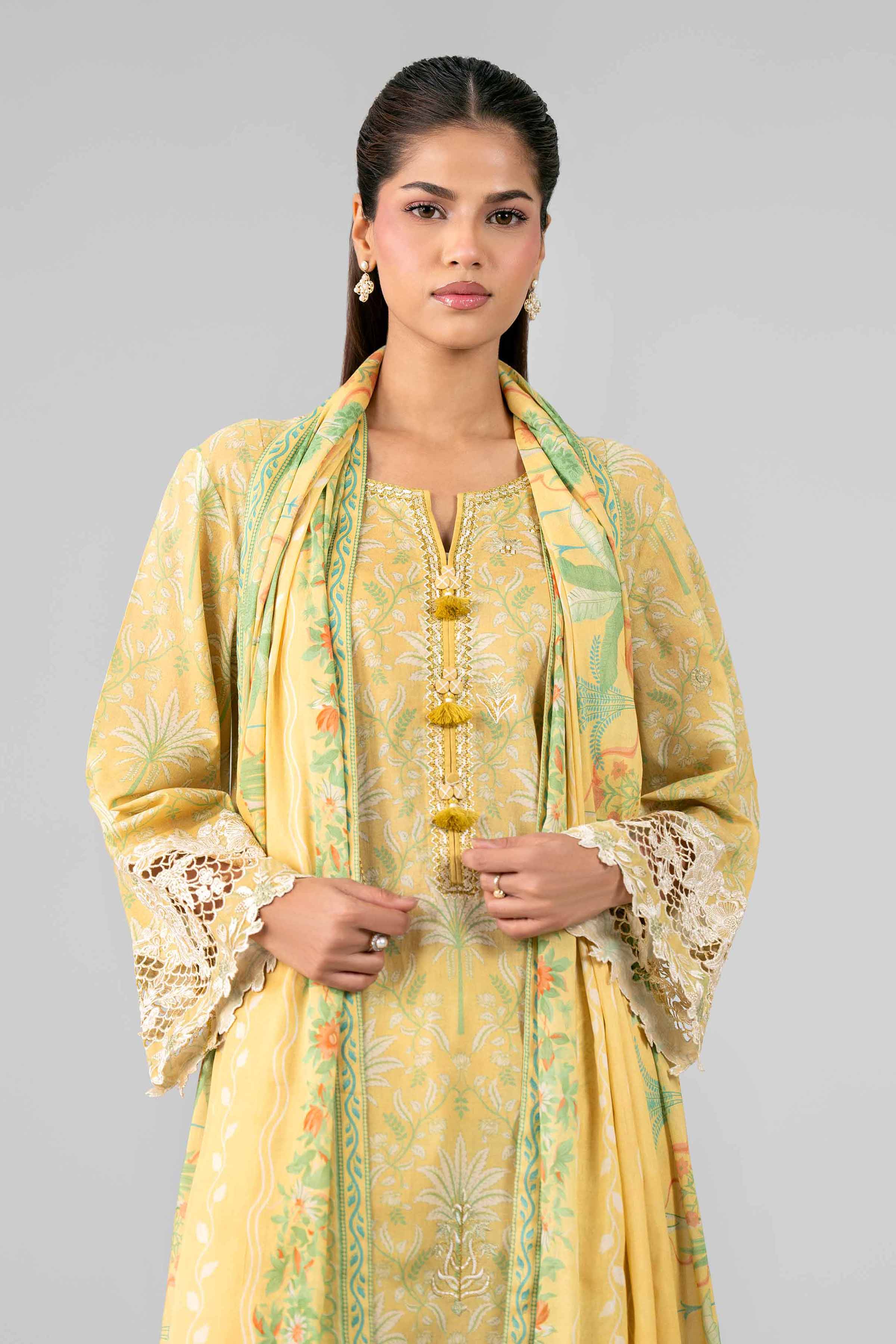 3 Piece - Printed Embroidered Suit - 42601782 for Women - Unstitched Collection | Nishat | Shop Online