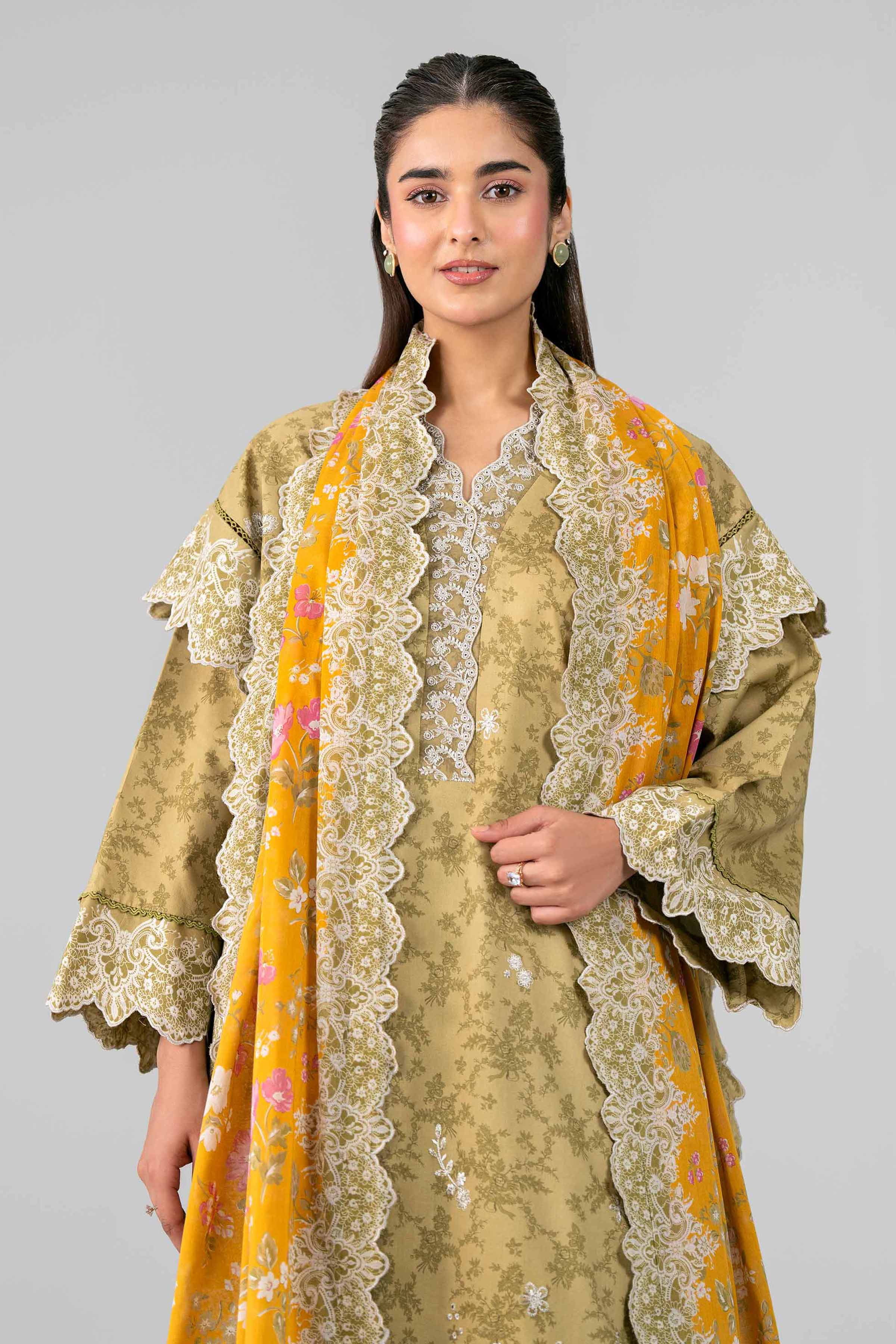 3 Piece - Printed Embroidered Suit - 42601785 for Women - Unstitched Collection | Nishat | Shop Online