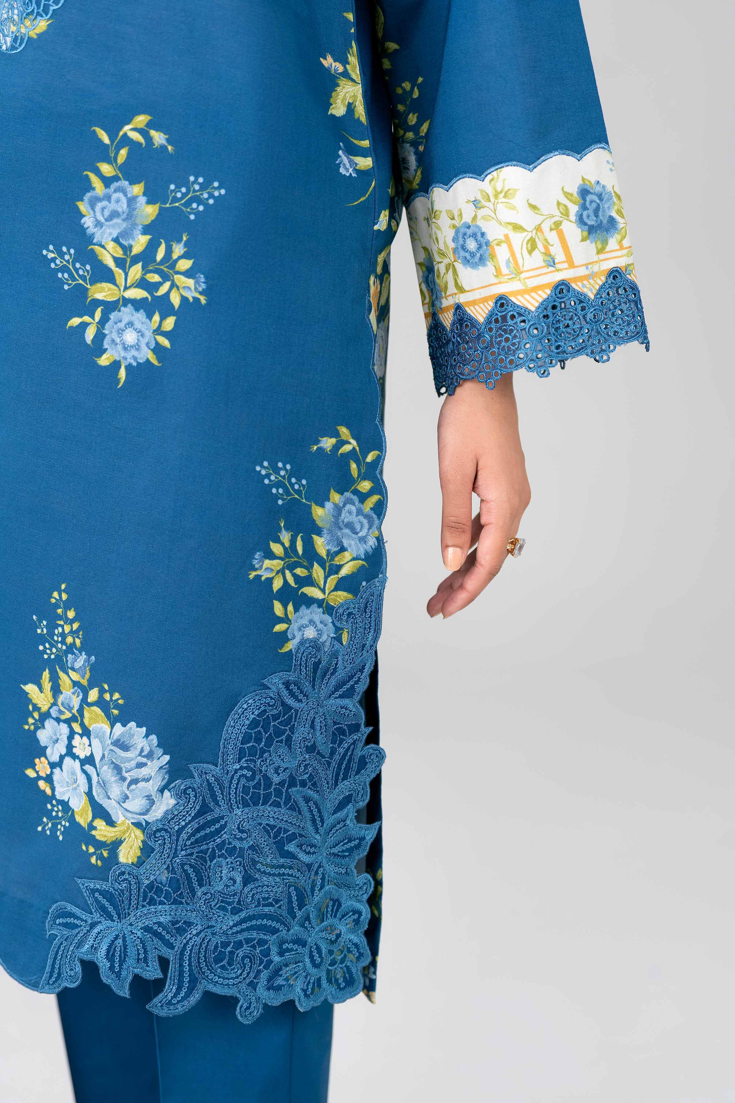 3 Piece - Printed Embroidered Suit - 42601786 for Women - Unstitched Collection | Nishat | Shop Online