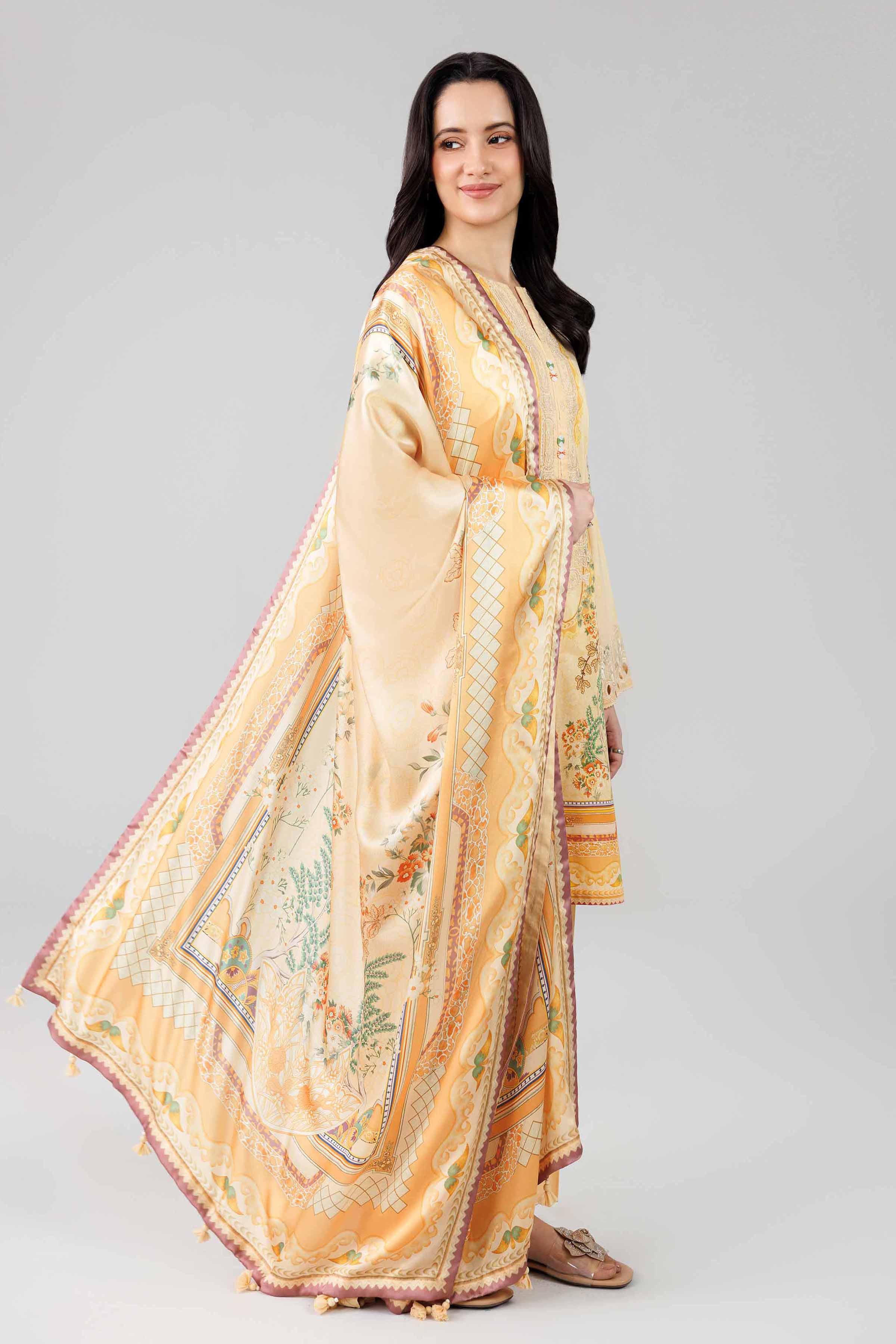 3 Piece - Digital Printed Embroidered Suit - 42601798 for Women - Unstitched Collection | Nishat | Shop Online