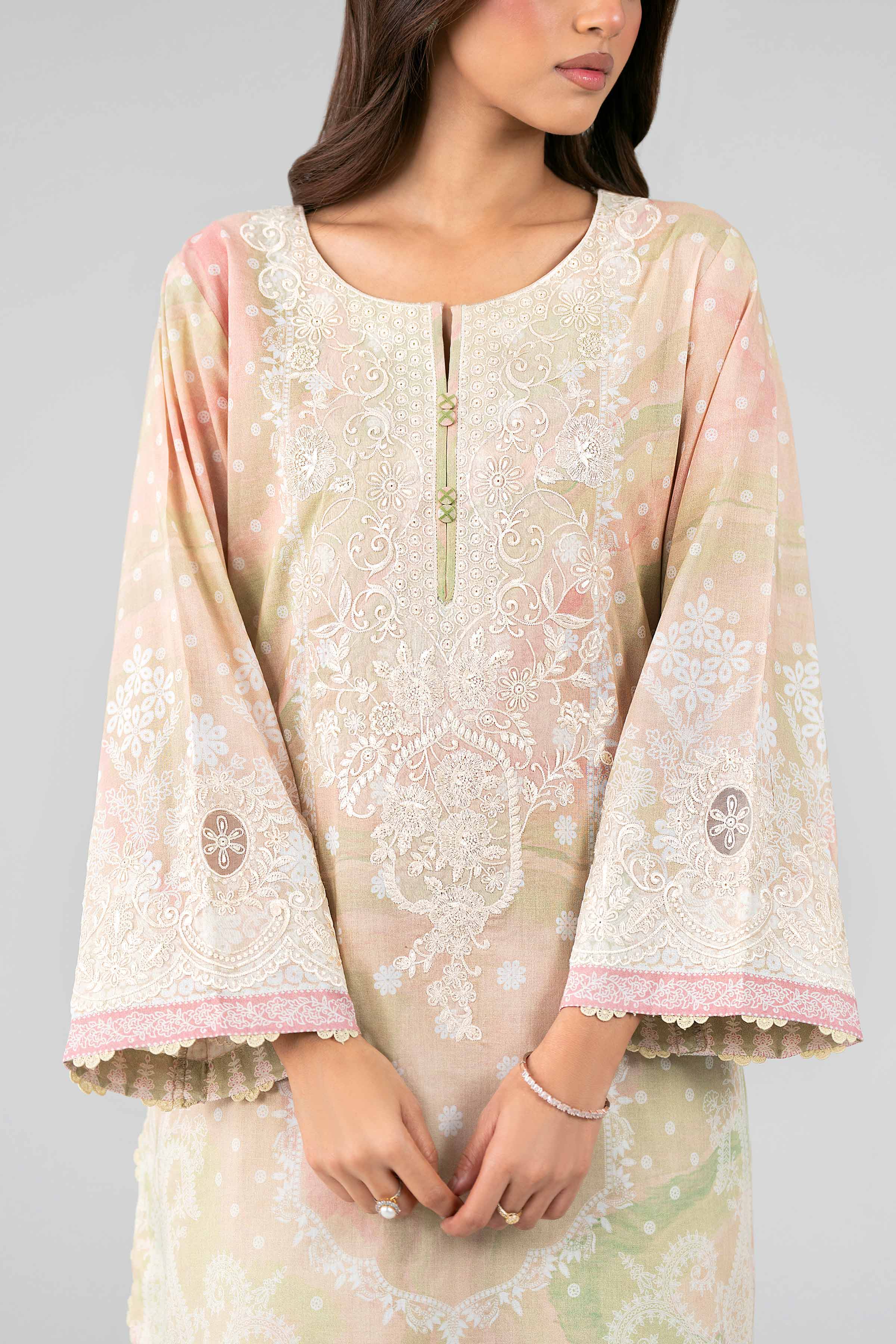 3 Piece - Digital Printed Embroidered Suit - 42601803 for Women - Unstitched Collection | Nishat | Shop Online
