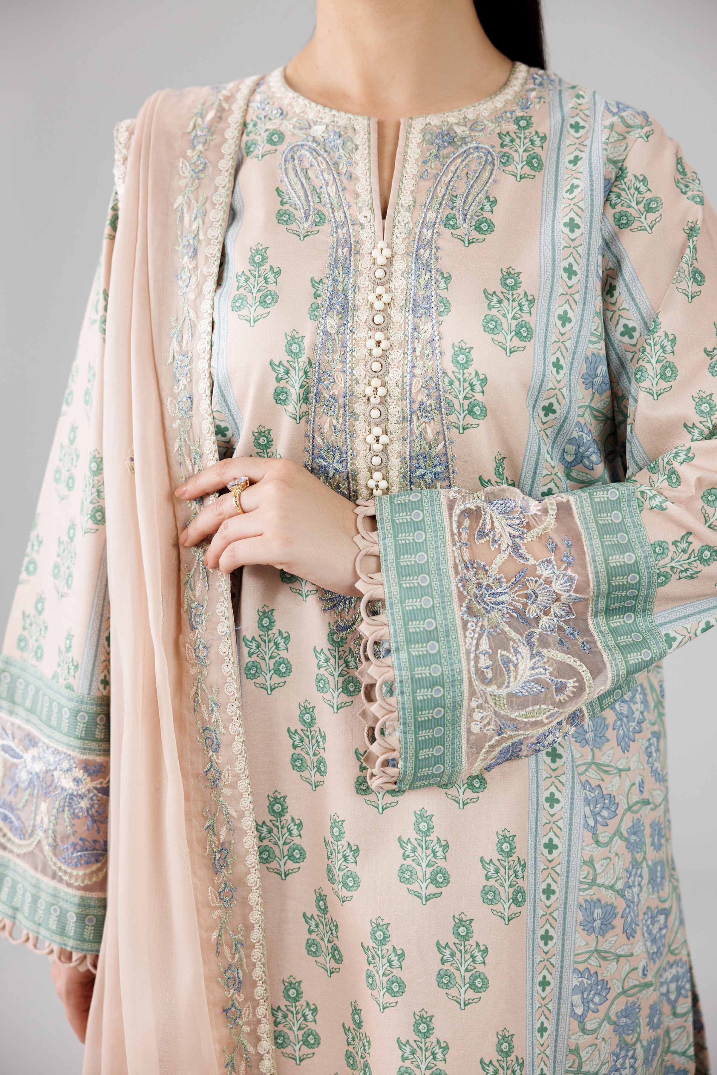 3 Piece - Printed Embroidered Suit - 42601820 for Women - Unstitched Collection | Nishat | Shop Online