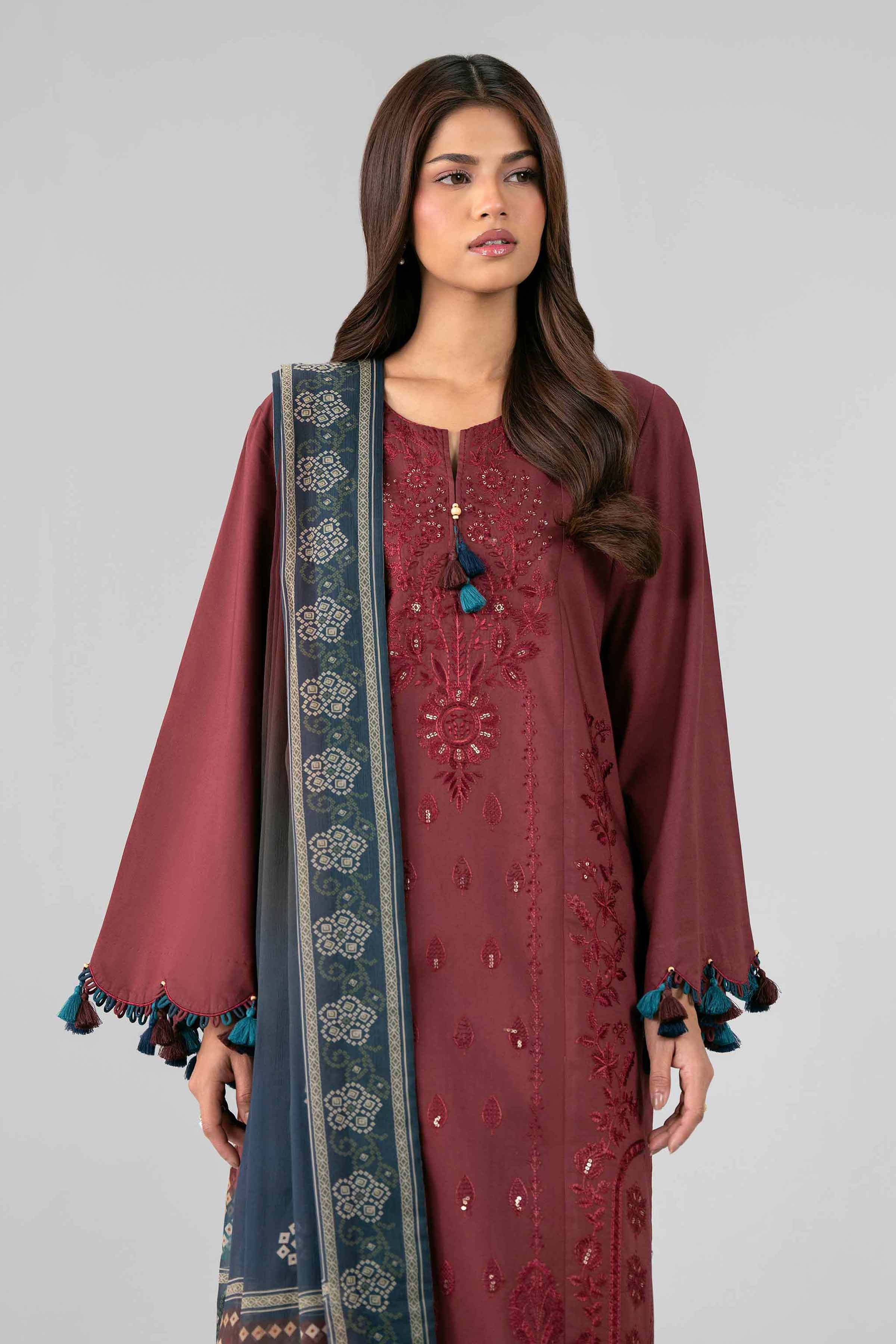 3 Piece - Digital Printed Embroidered Suit - 42601828 for Women - Unstitched Collection | Nishat | Shop Online