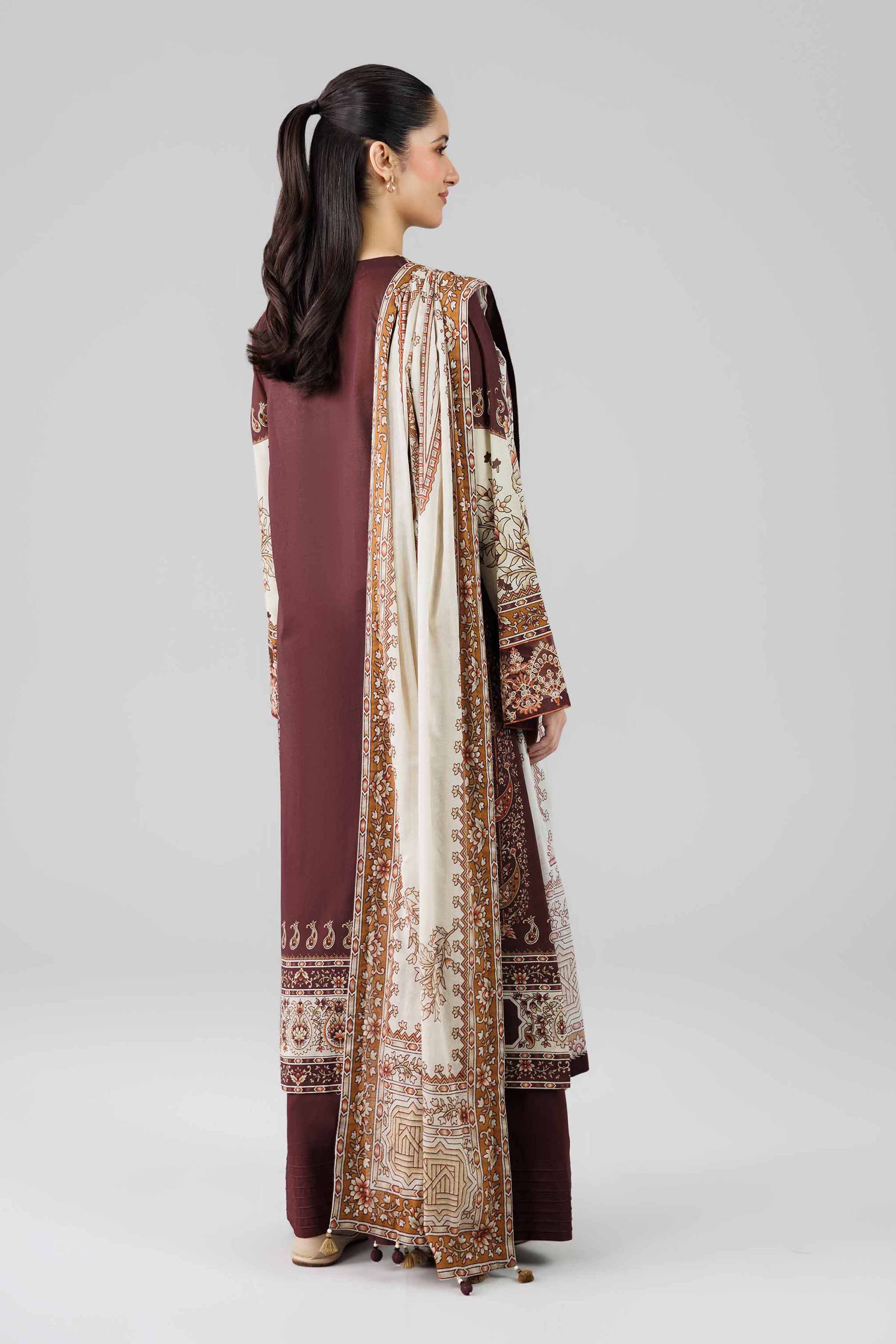 3 Piece - Digital Printed Embroidered Suit - 42601834 for Women - Unstitched Collection | Nishat | Shop Online