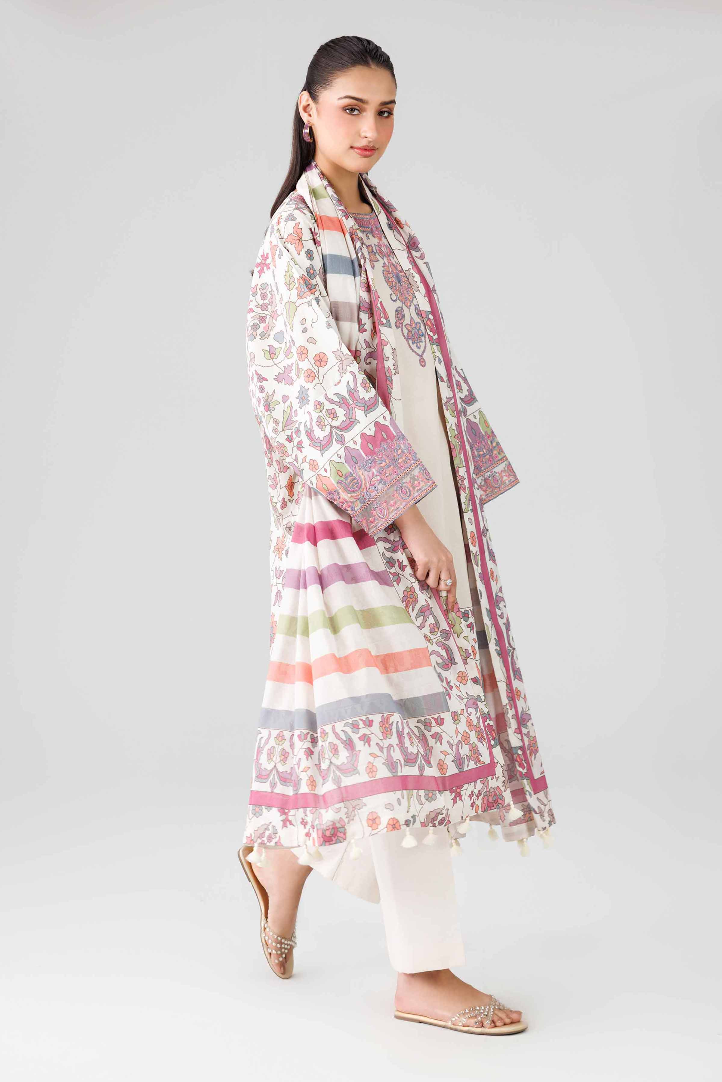 3 Piece - Digital Printed Embroidered Suit - 42601837 for Women - Unstitched Collection | Nishat | Shop Online