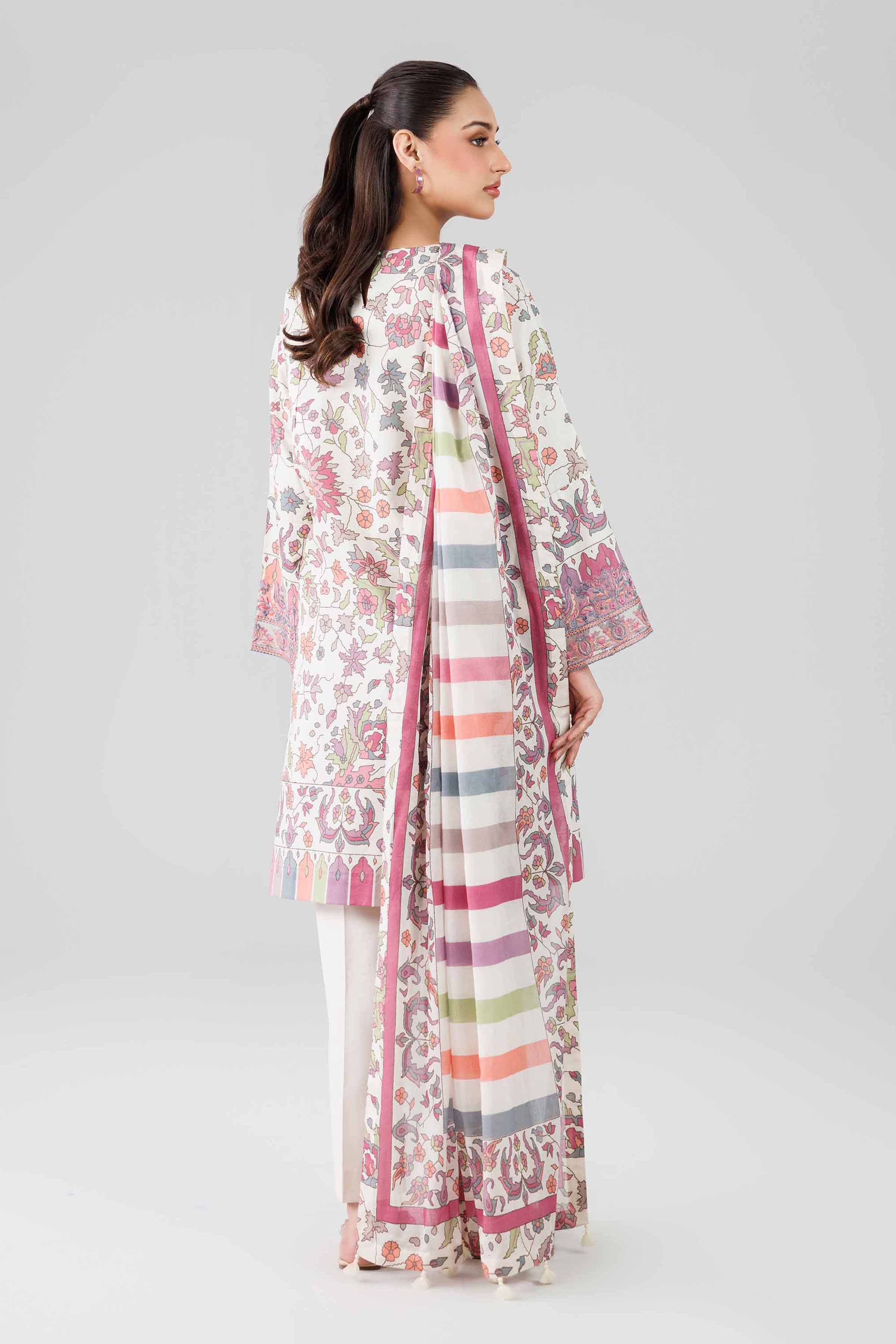 3 Piece - Digital Printed Embroidered Suit - 42601837 for Women - Unstitched Collection | Nishat | Shop Online