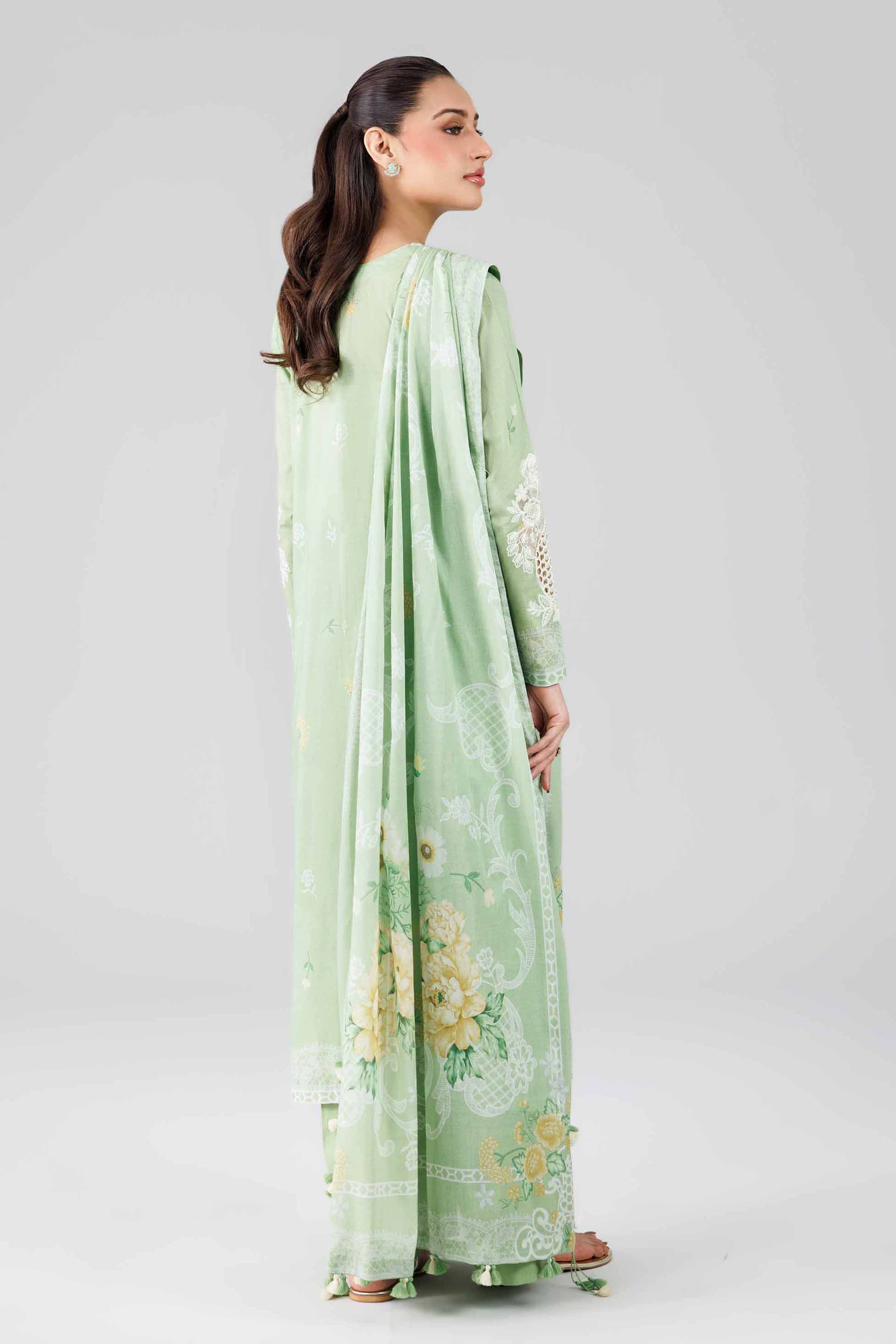 3 Piece - Digital Printed Embroidered Suit - 42601840 for Women - Unstitched Collection | Nishat | Shop Online