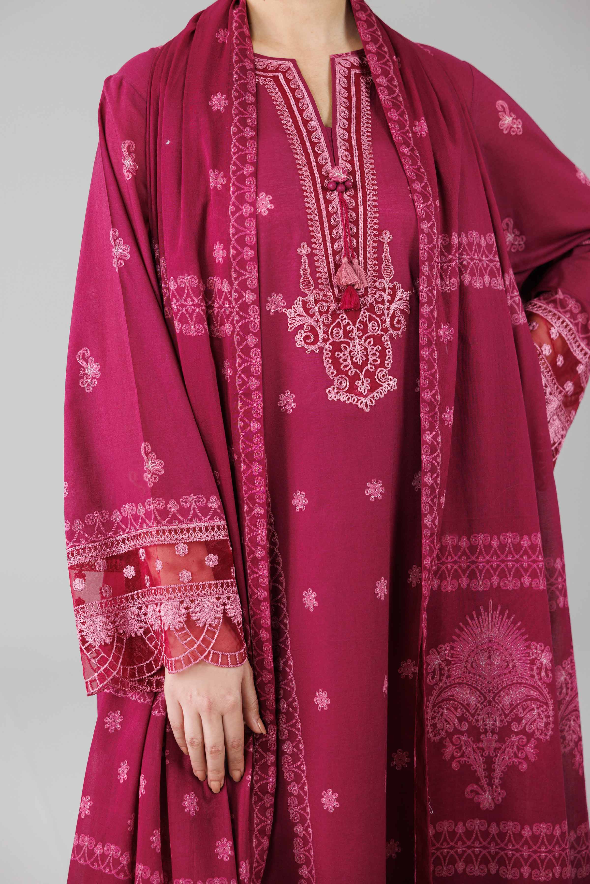 3 Piece - Digital Printed Embroidered Suit - 42601842 for Women - Unstitched Collection | Nishat | Shop Online